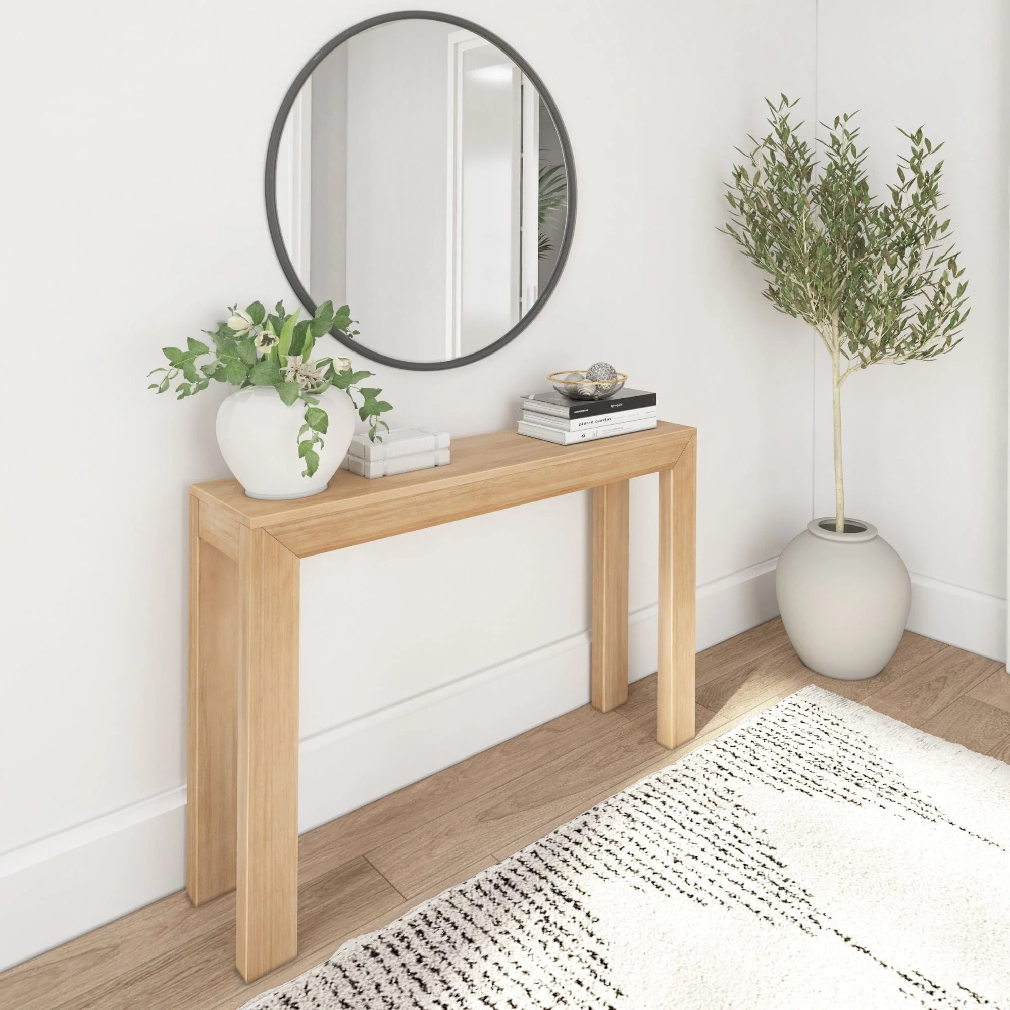 Modern Console Table - 46" - Image 6