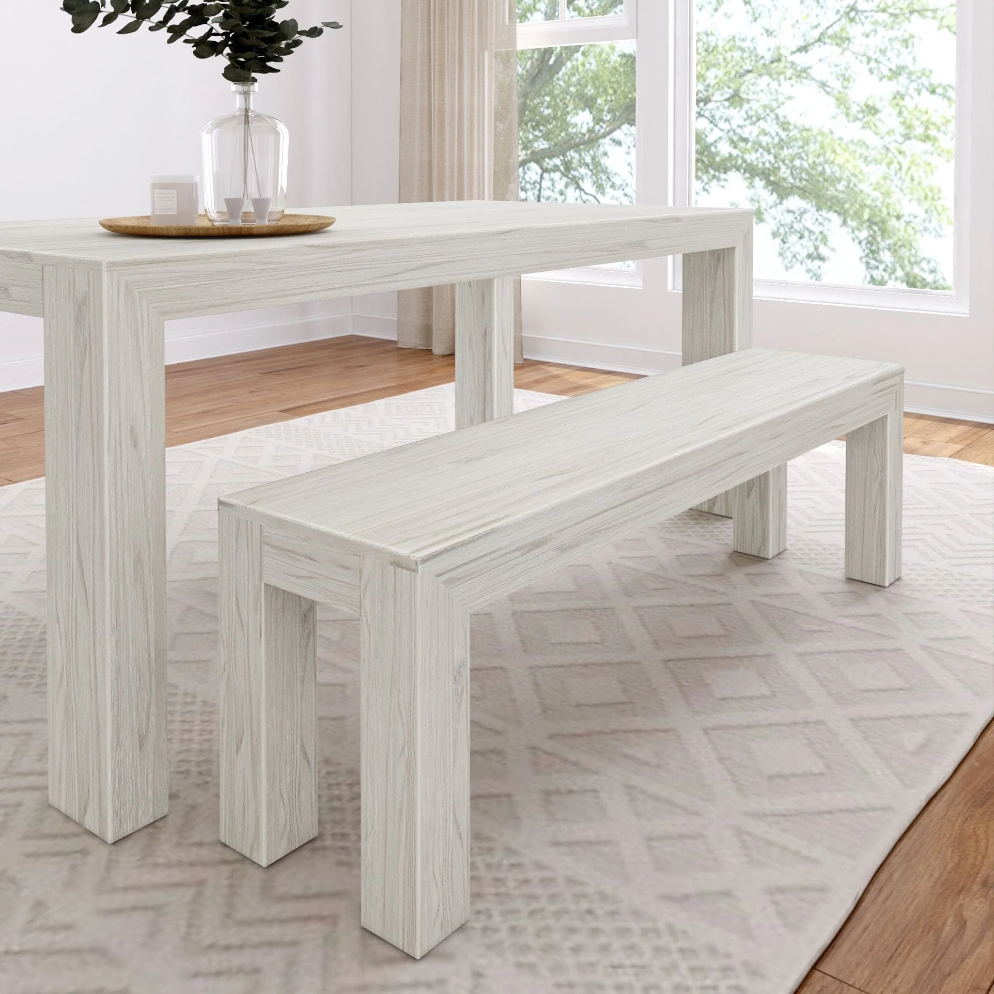 Modern Dining Bench - 61" - Image 6