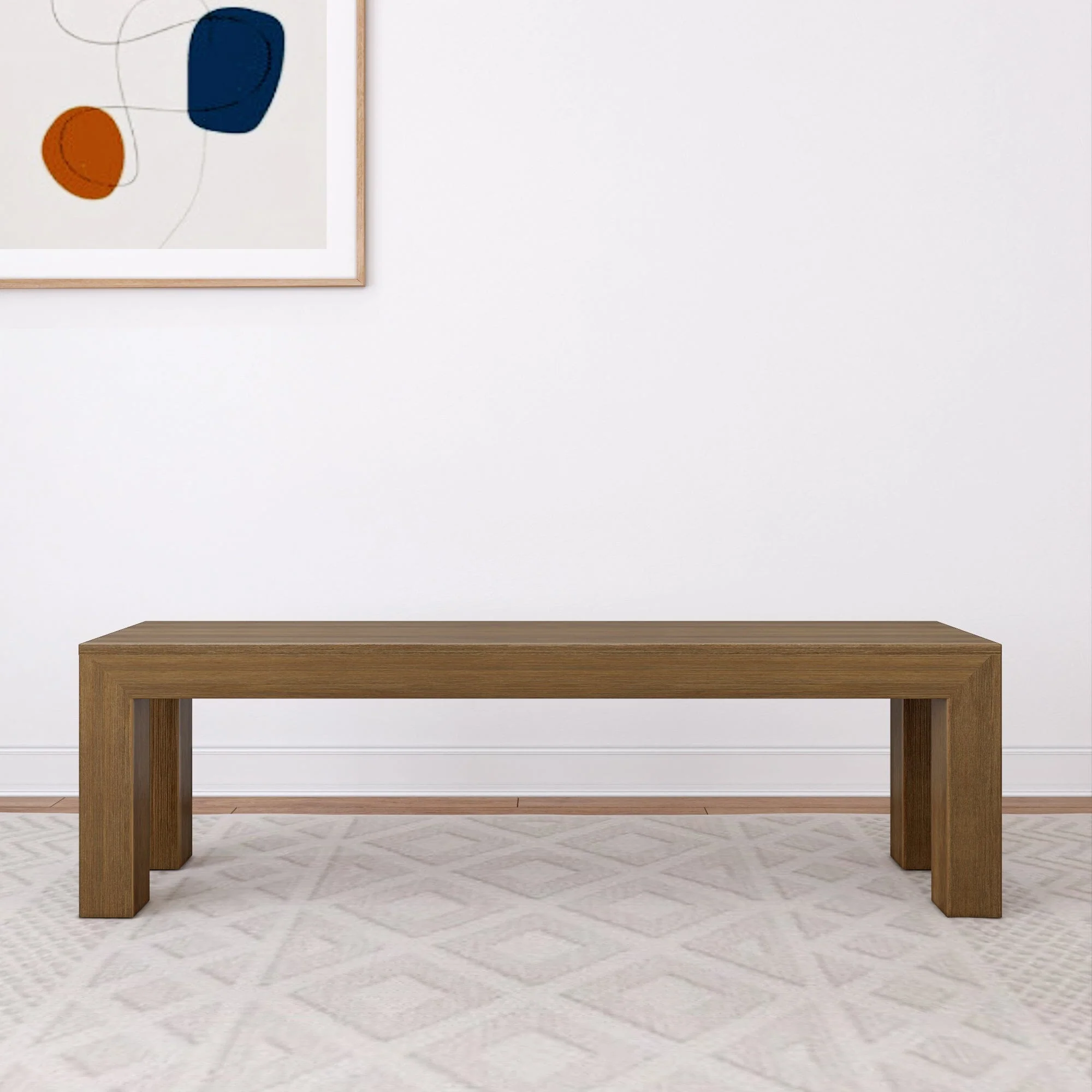 Modern Dining Bench - 61" - Image 7