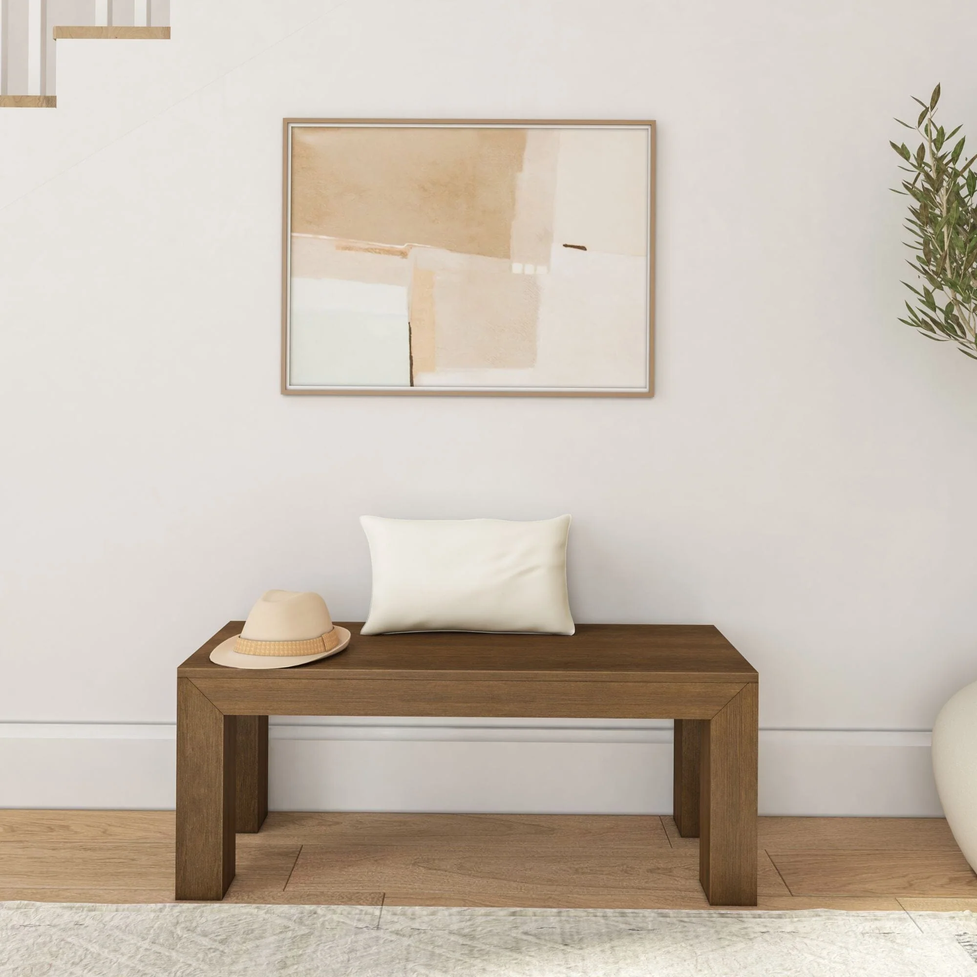 Modern Dining Bench - 49" - Image 16