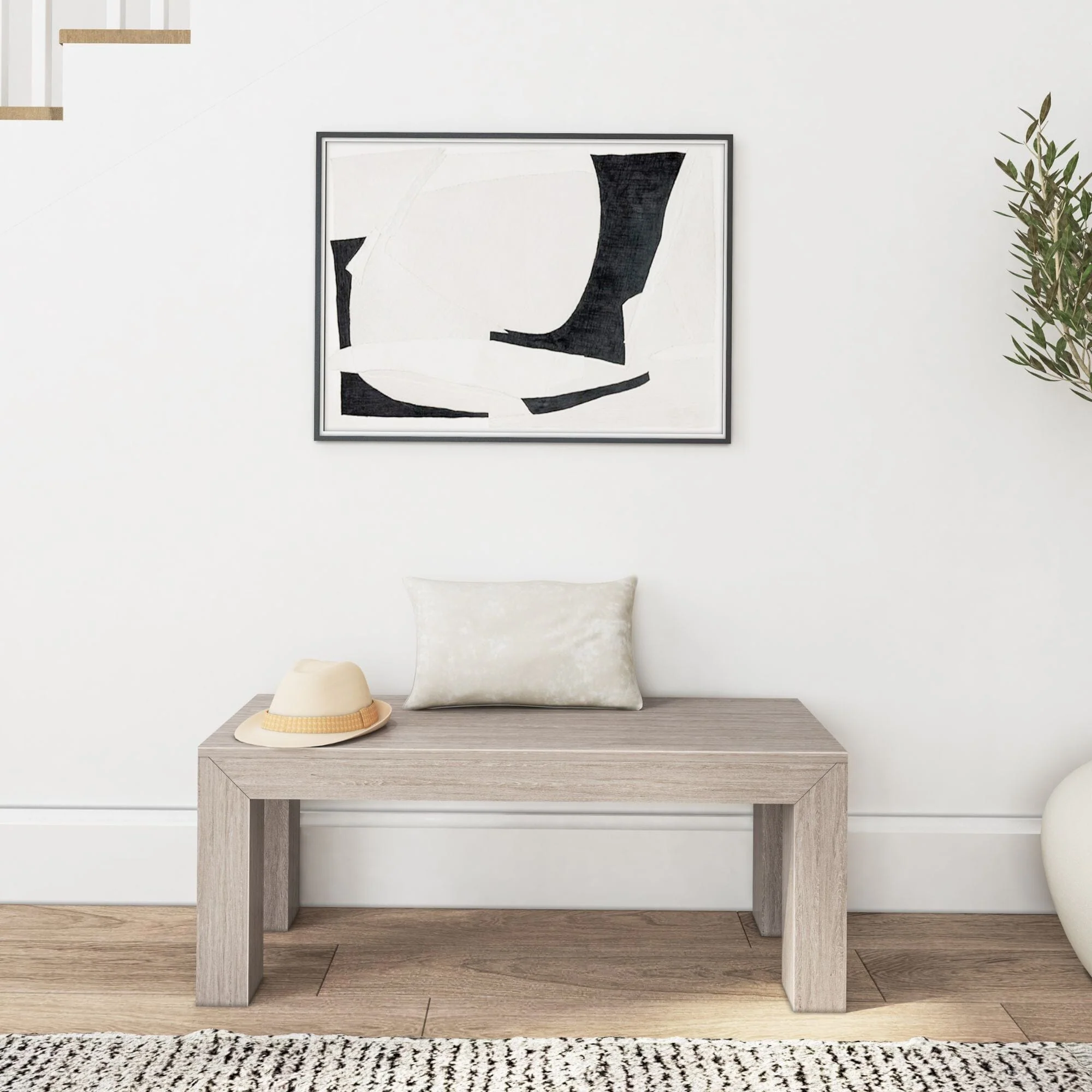 Modern Dining Bench - 49" - Image 17