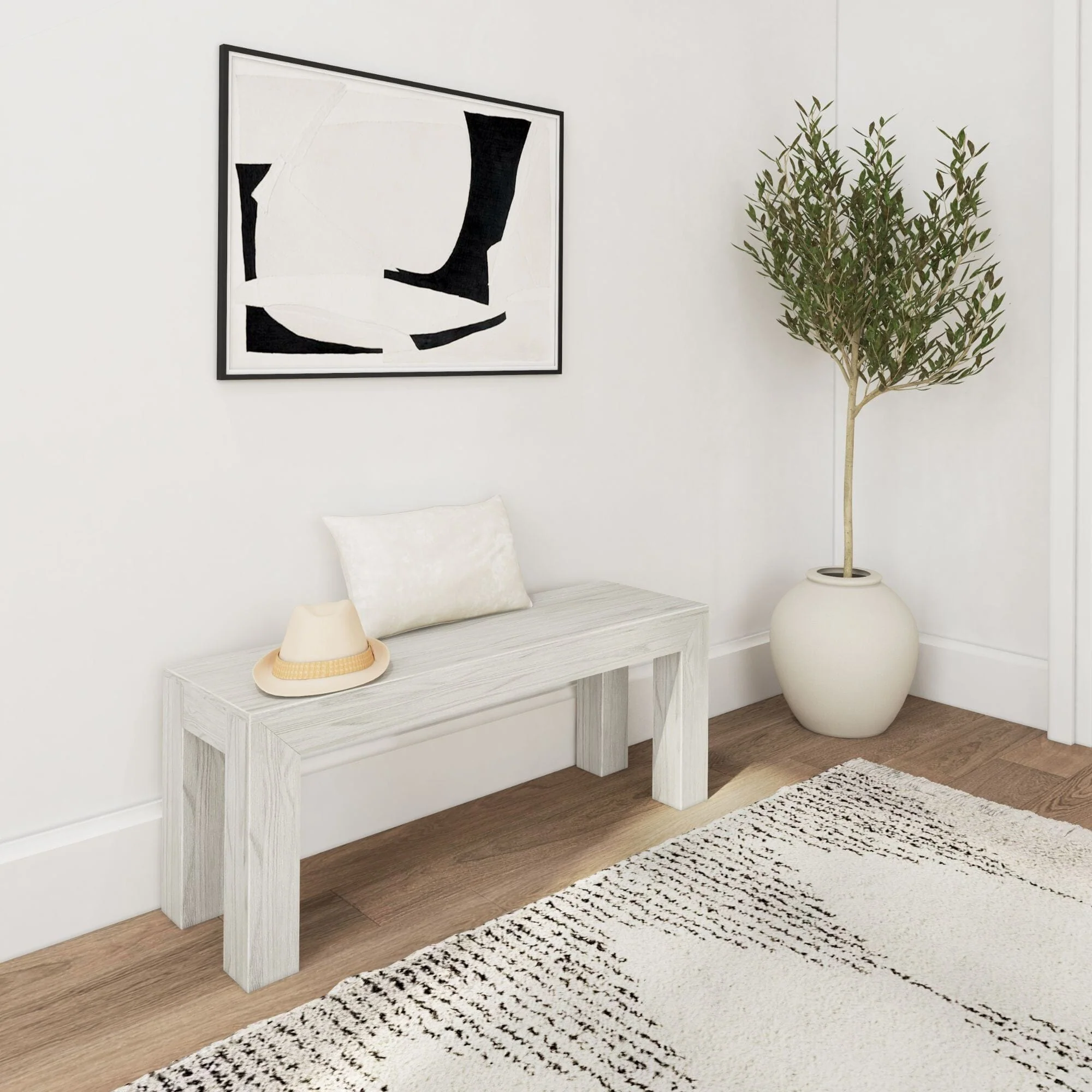 Modern Dining Bench - 49" - Image 19