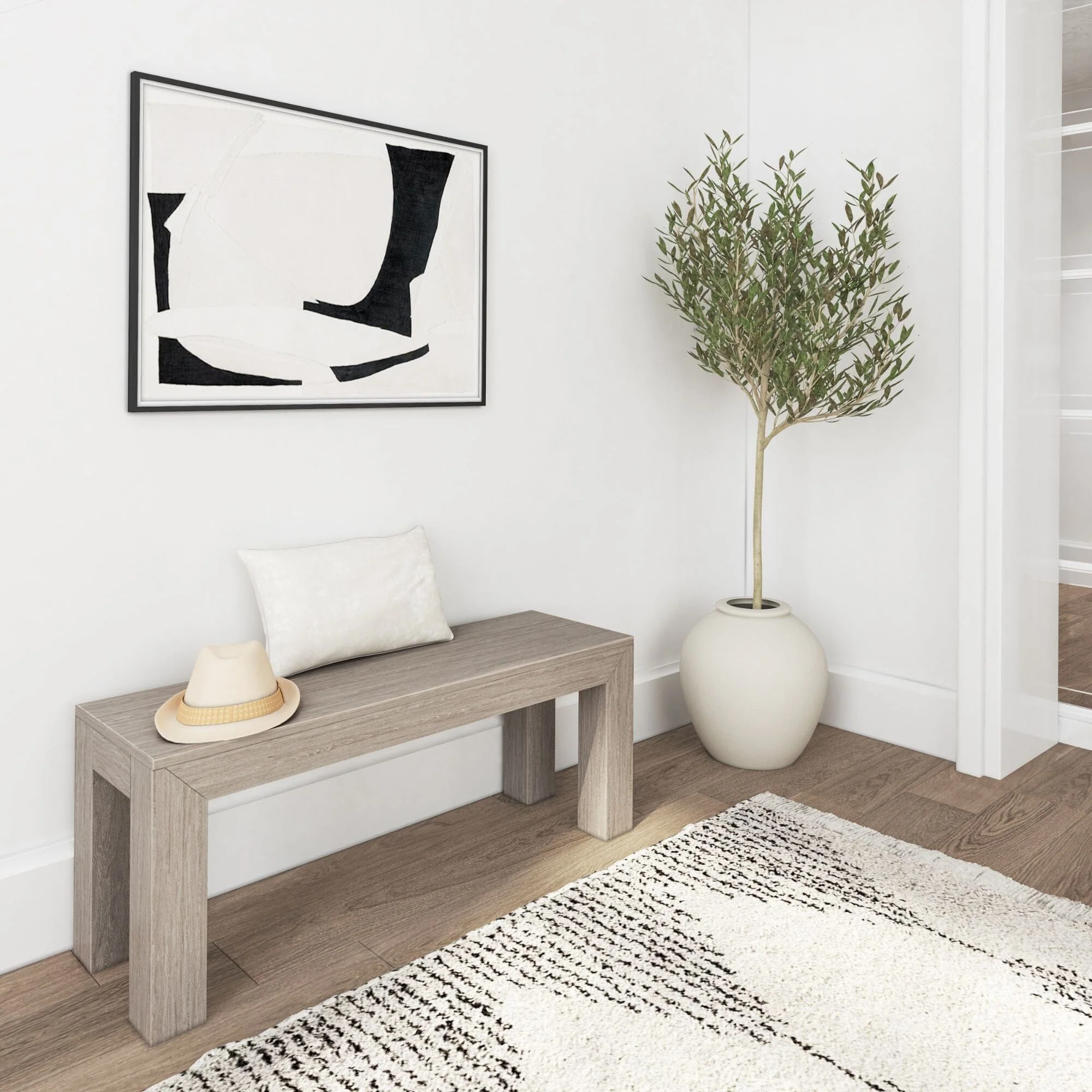 Modern Dining Bench - 49" - Image 22