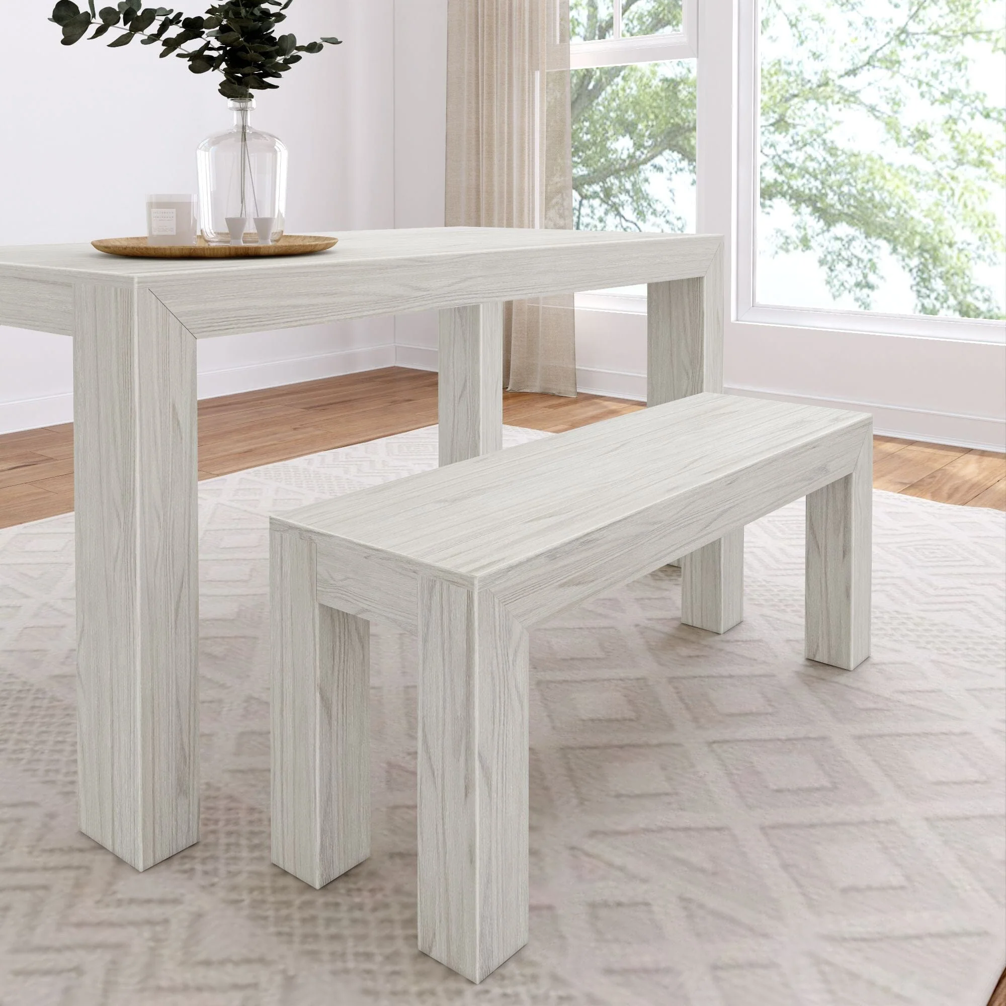 Modern Dining Bench - 49" - Image 4