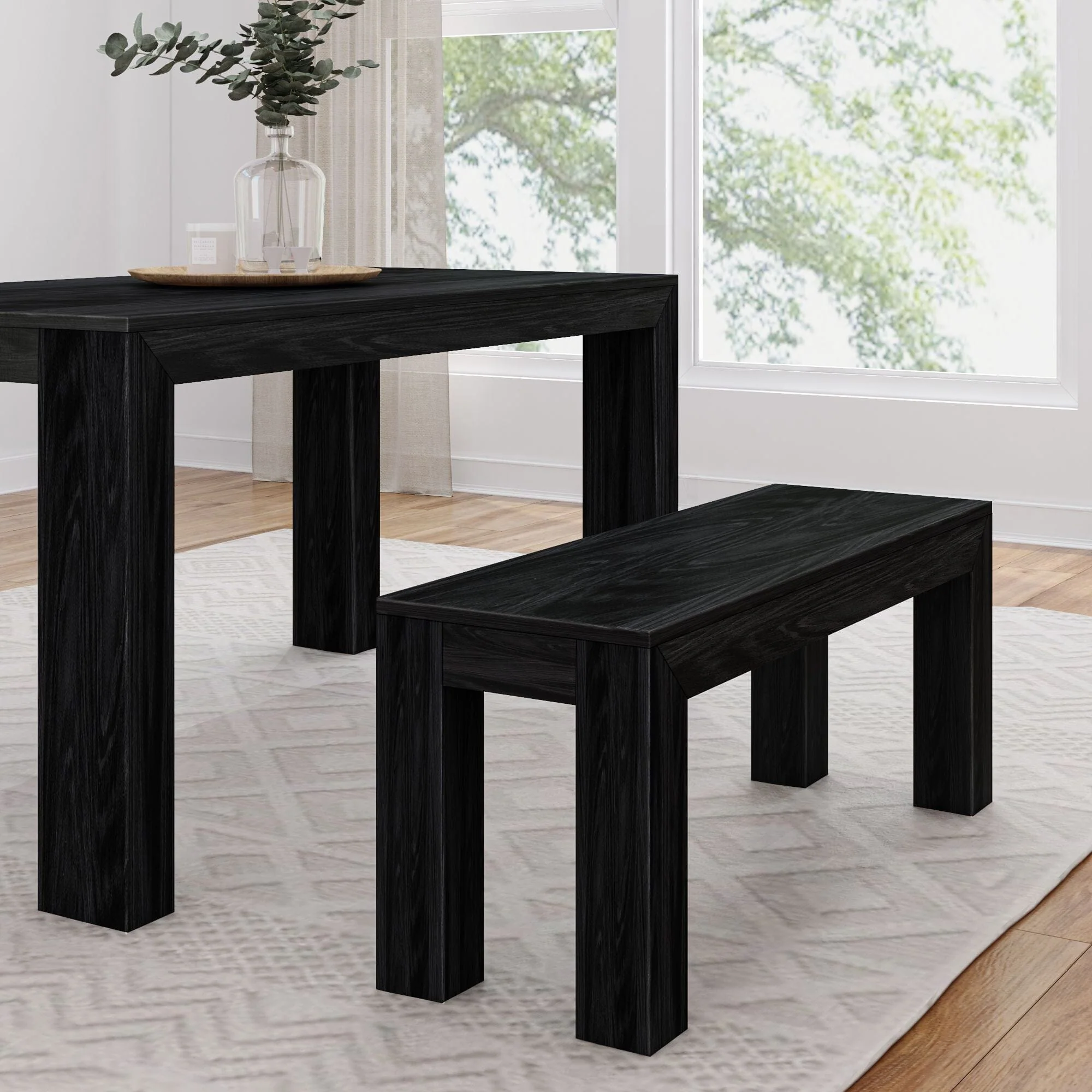 Modern Dining Bench - 49" - Image 5