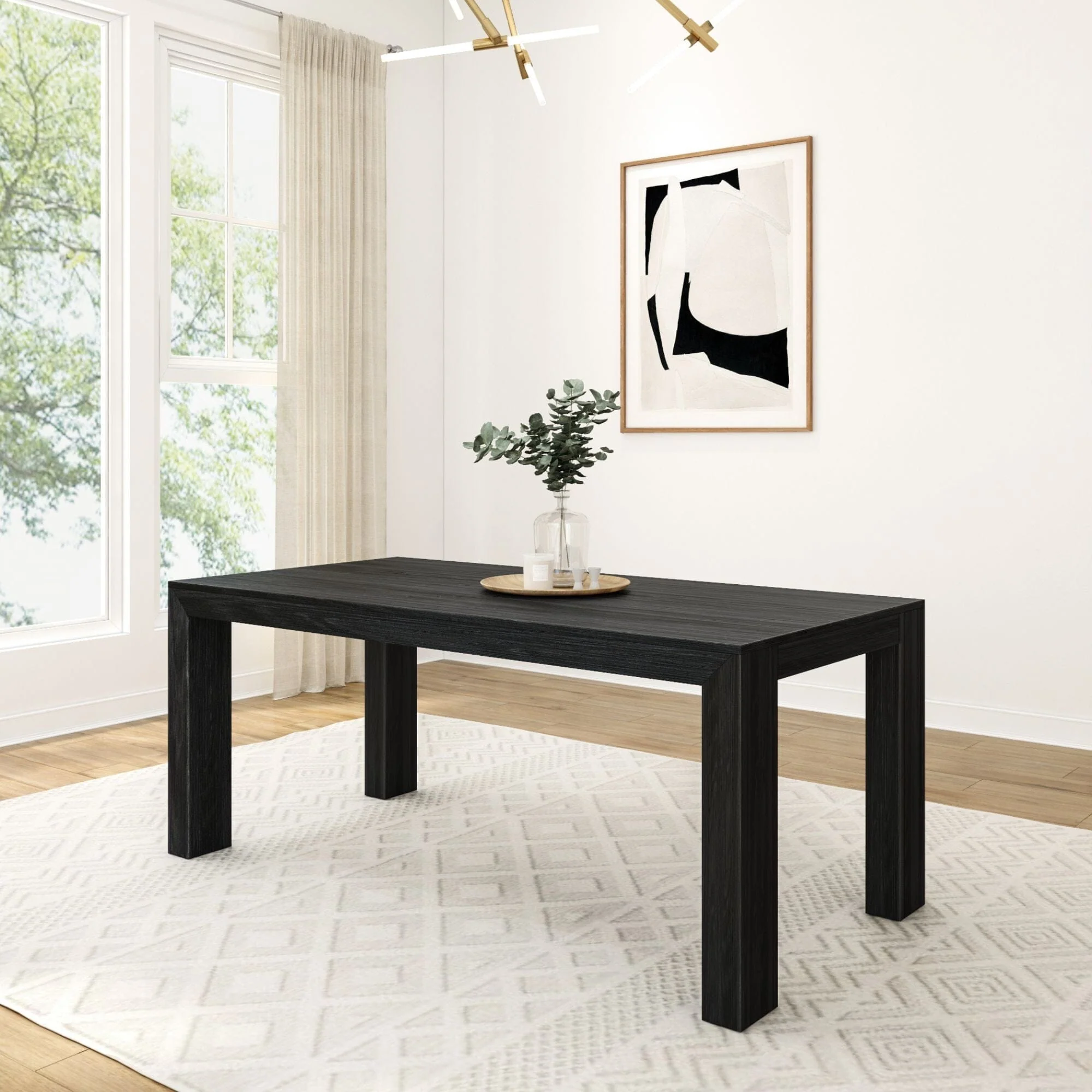 Modern Dining Table - 72" - Image 6