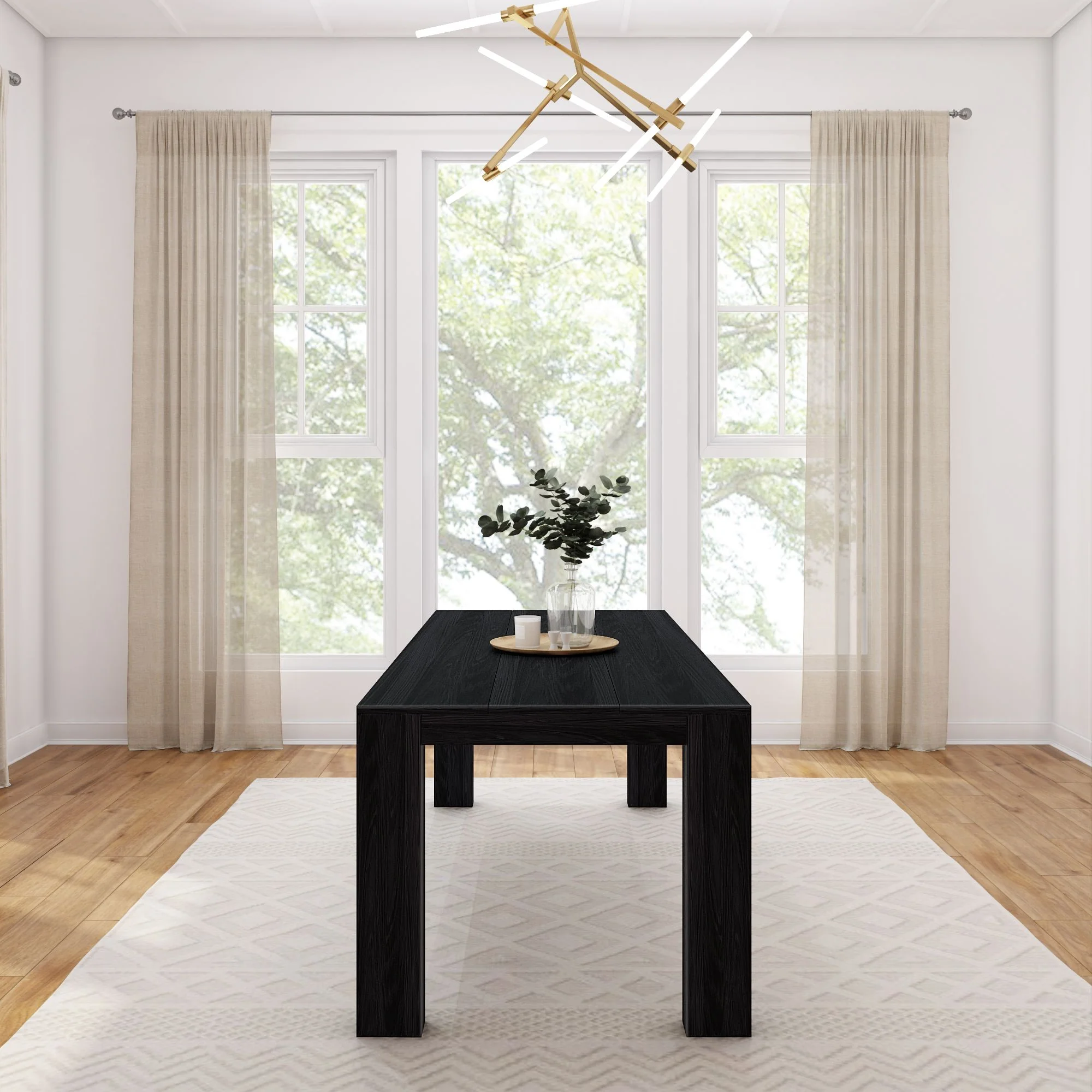 Modern Dining Table - 84" - Image 11