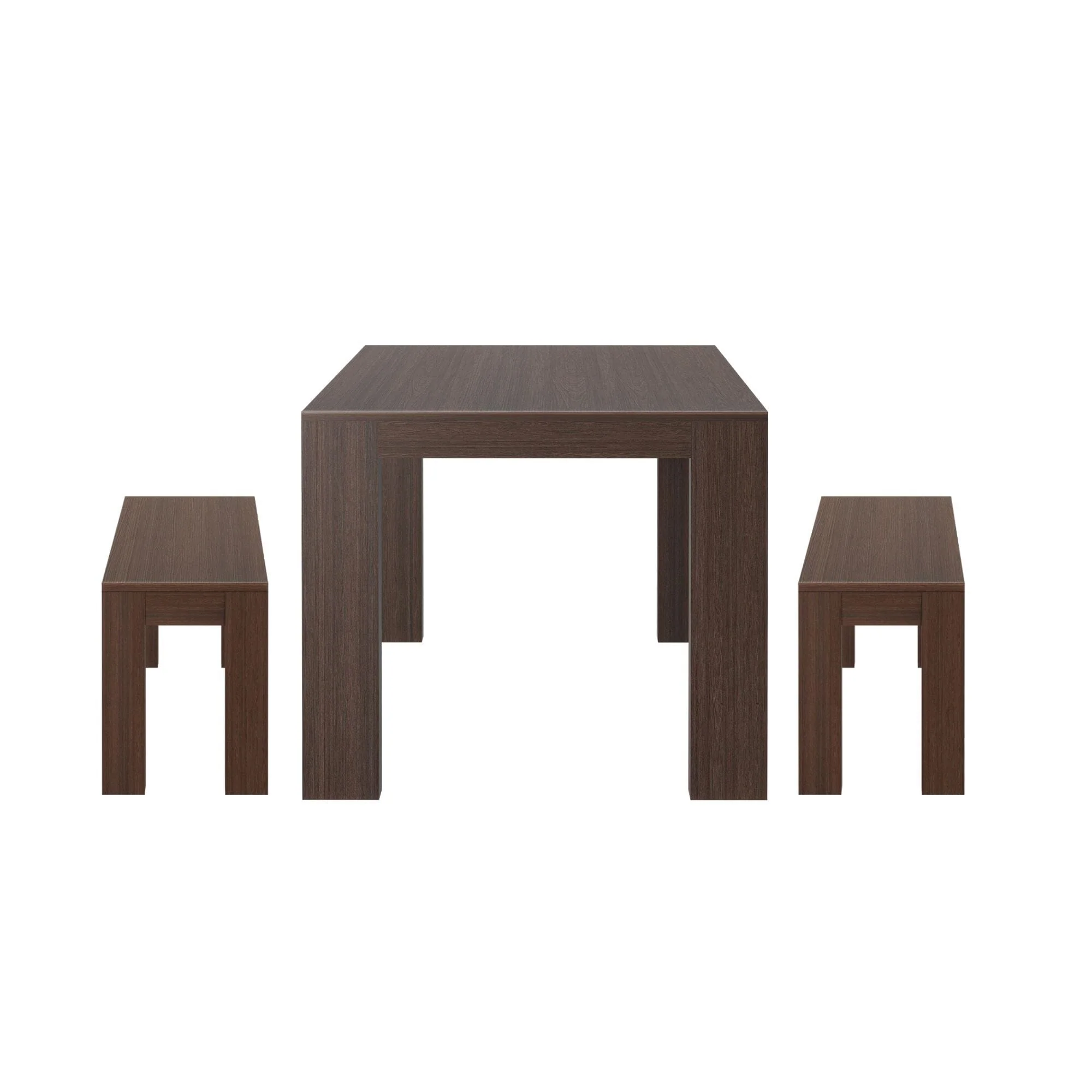 Modern Dining Set with Benches - 72" - Image 23
