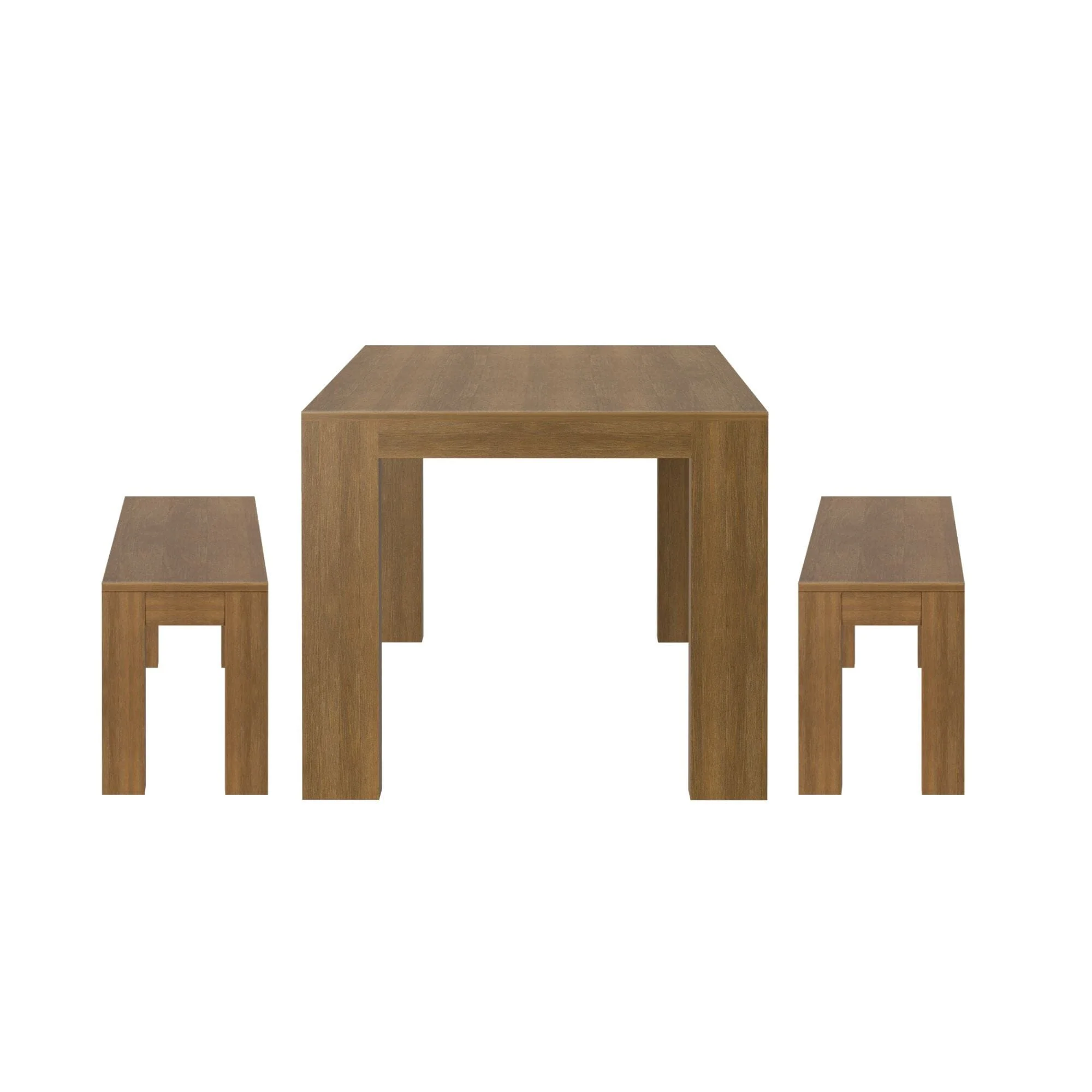Modern Dining Set with Benches - 72" - Image 24