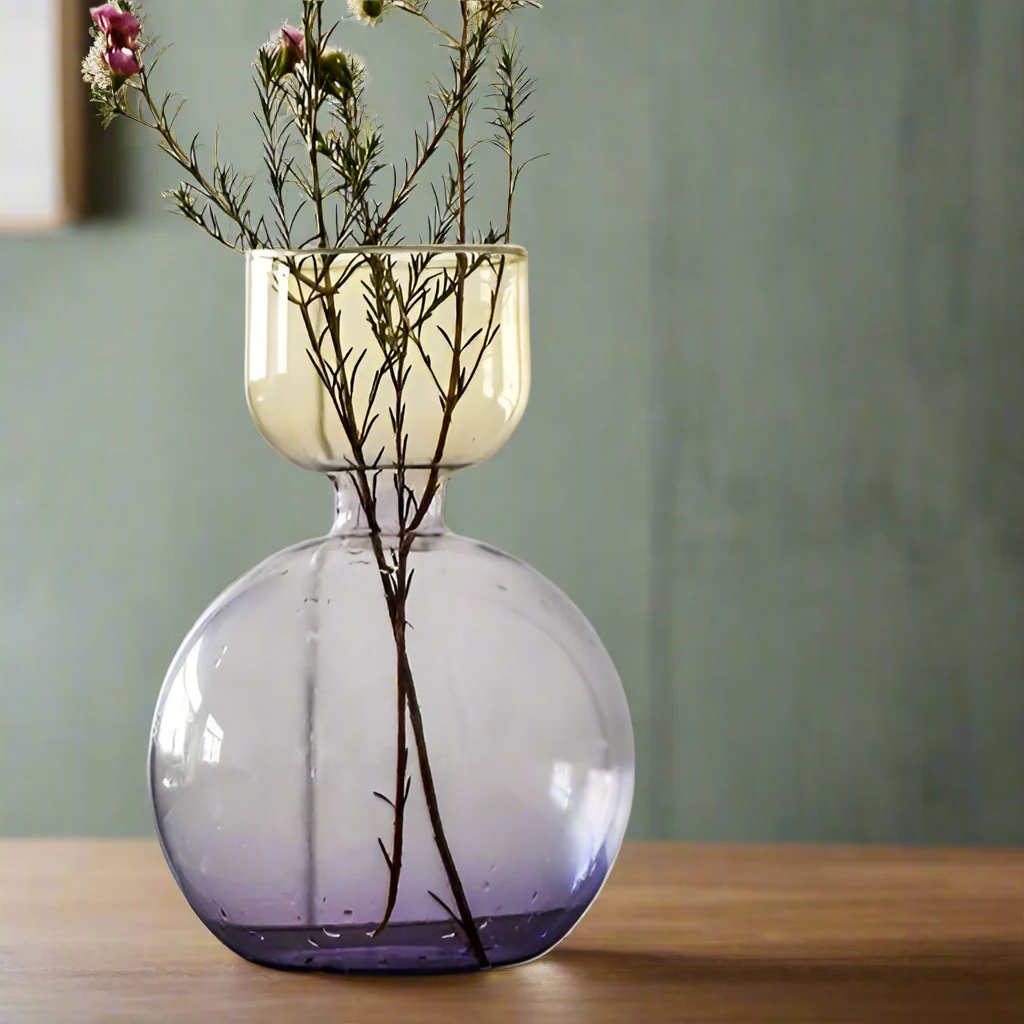 Modern Handblown Glass Vase