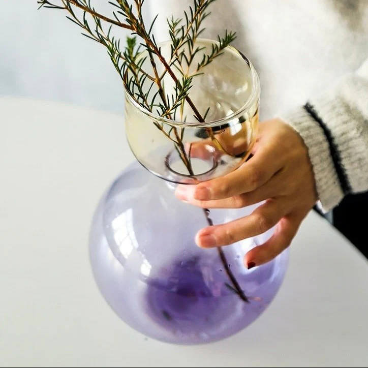 Modern Handblown Glass Vase - Image 3
