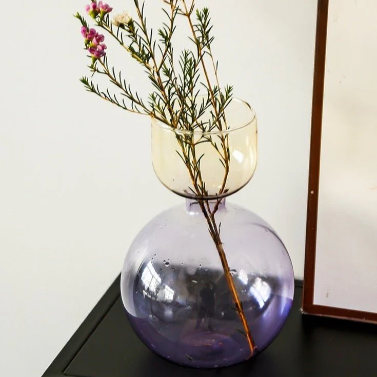 Modern Handblown Glass Vase - Image 4