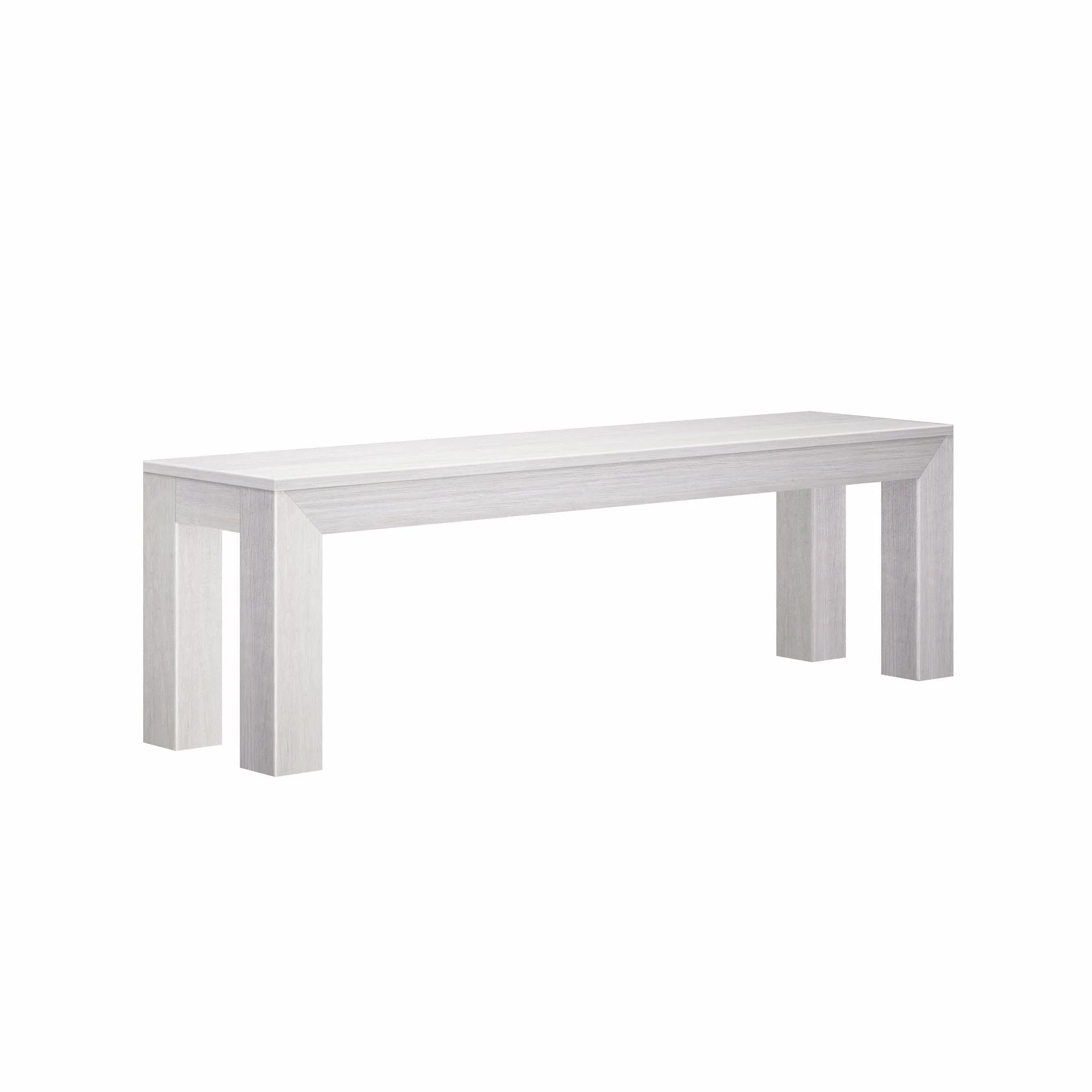 Modern Outdoor Solid Wood Bench - Image 11