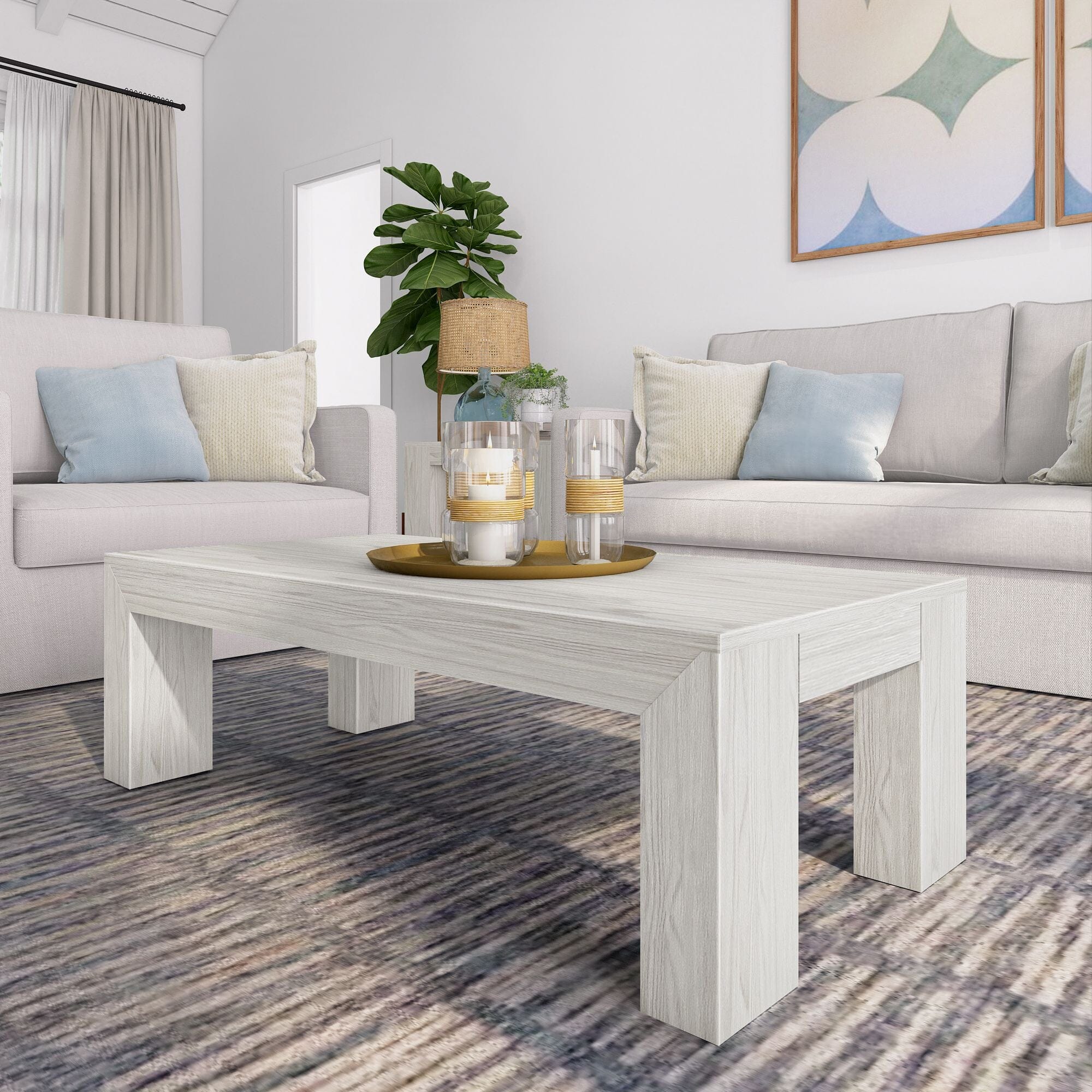 Modern Coffee Table - 48" - Image 3