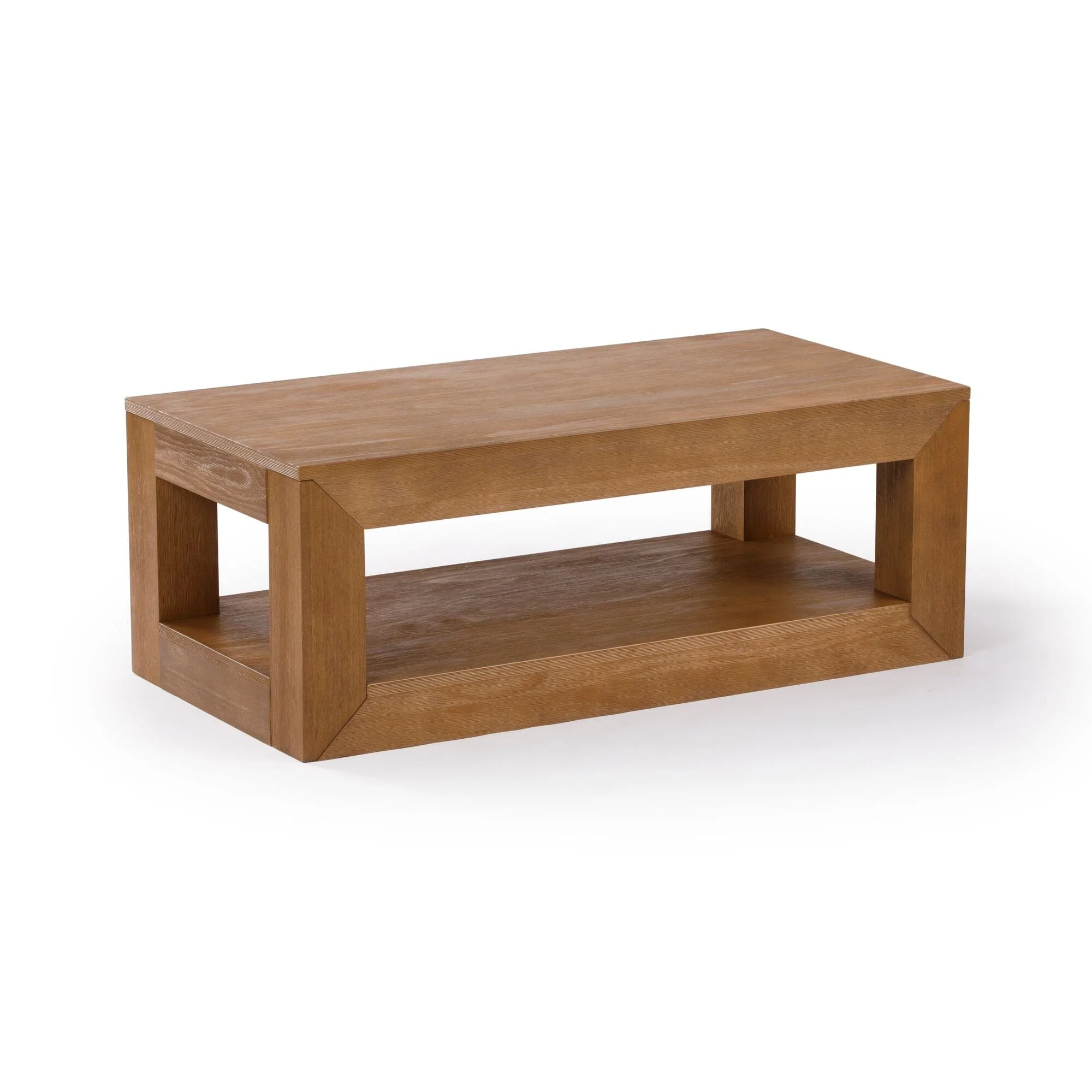 Modern Coffee Table with Shelf - 40" - Image 11