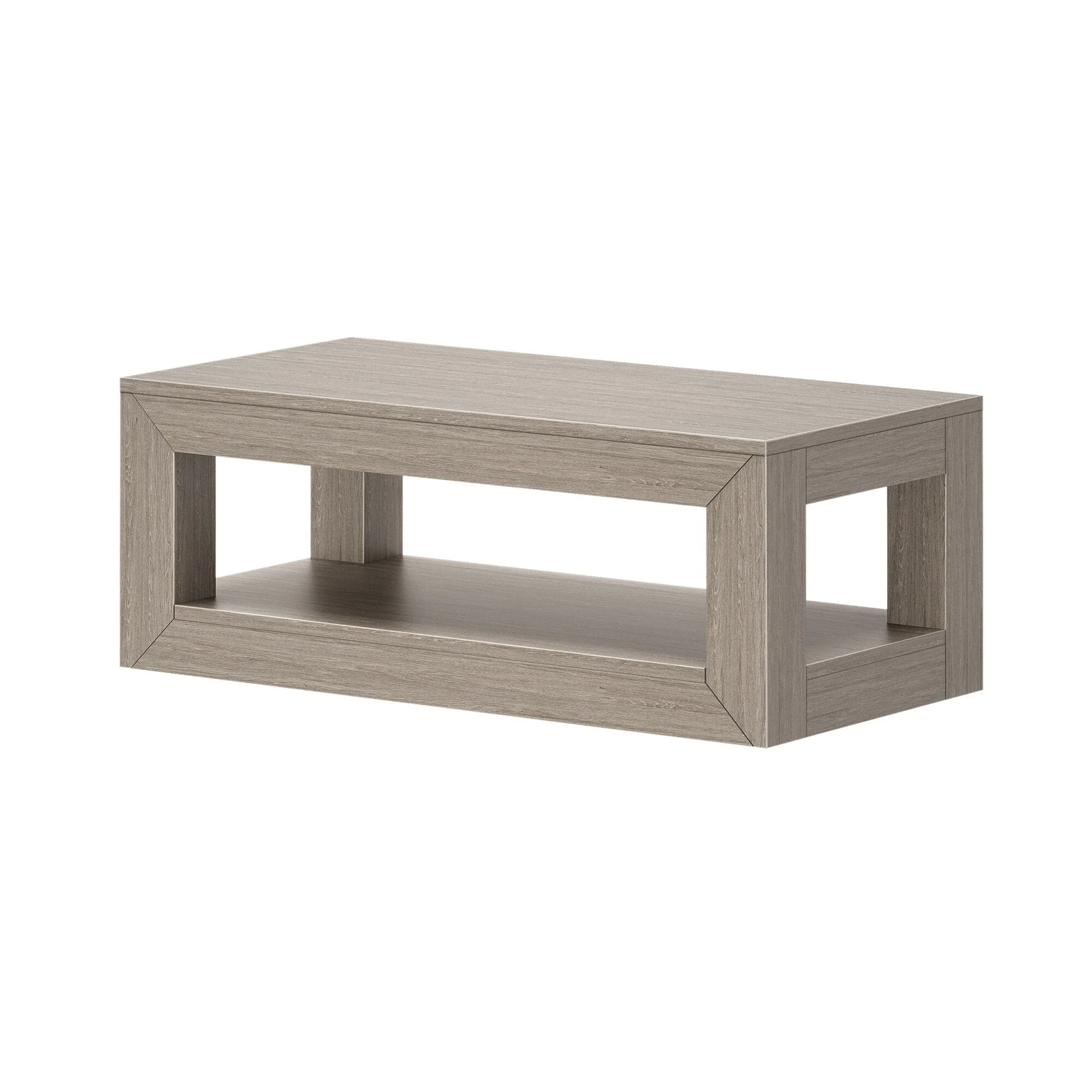 Modern Coffee Table with Shelf - 40" - Image 12