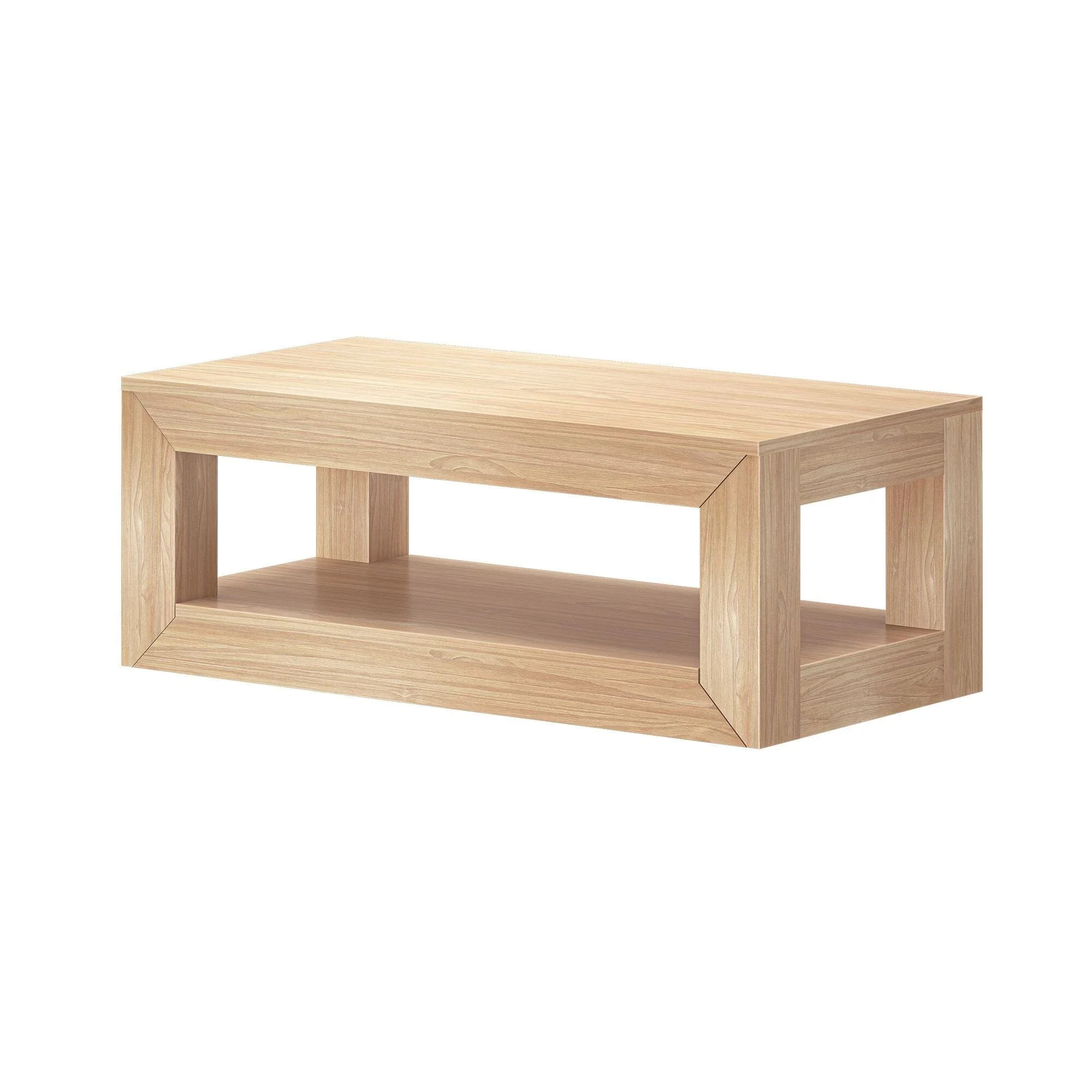 Modern Coffee Table with Shelf - 40" - Image 9