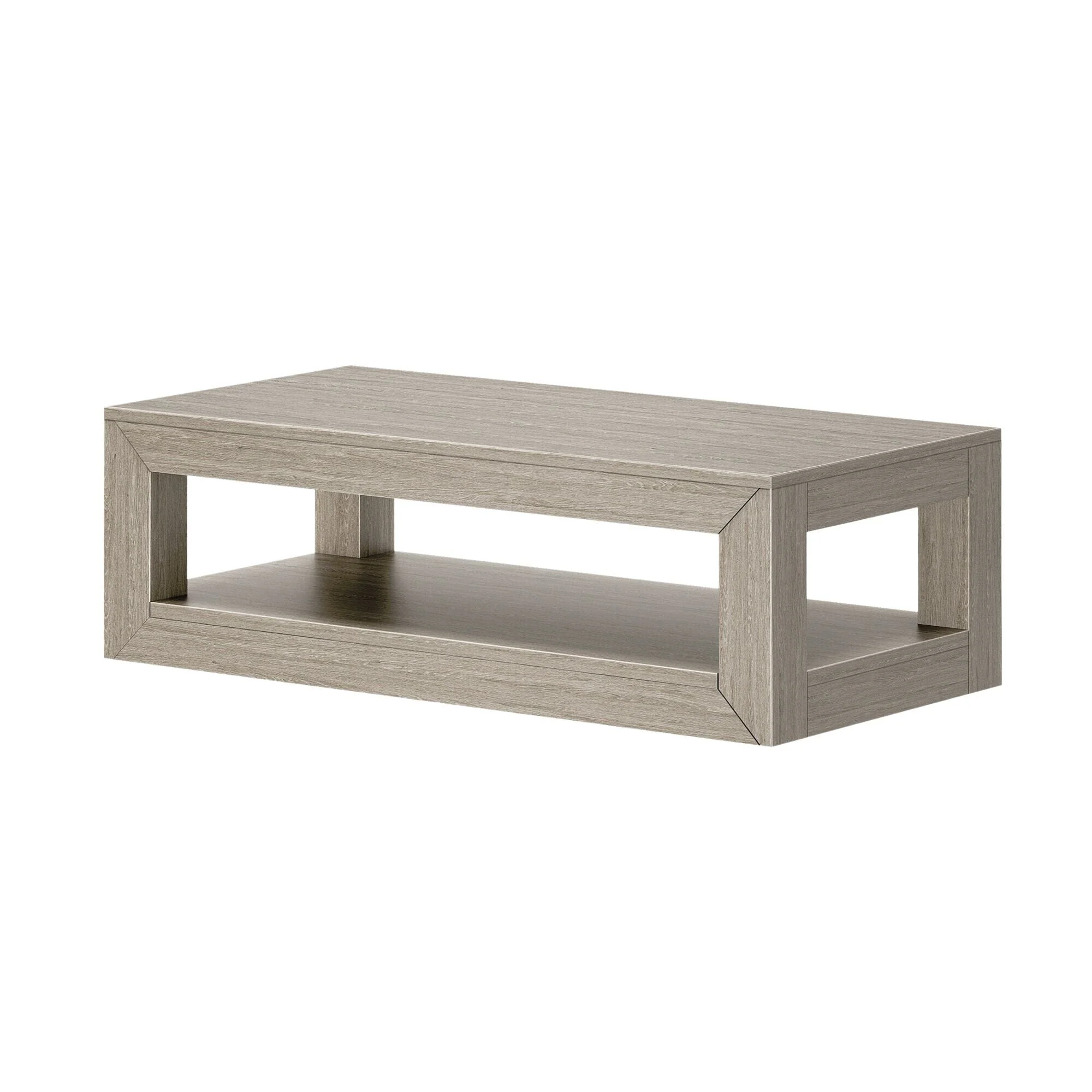 Modern Coffee Table with Shelf - 48" - Image 12