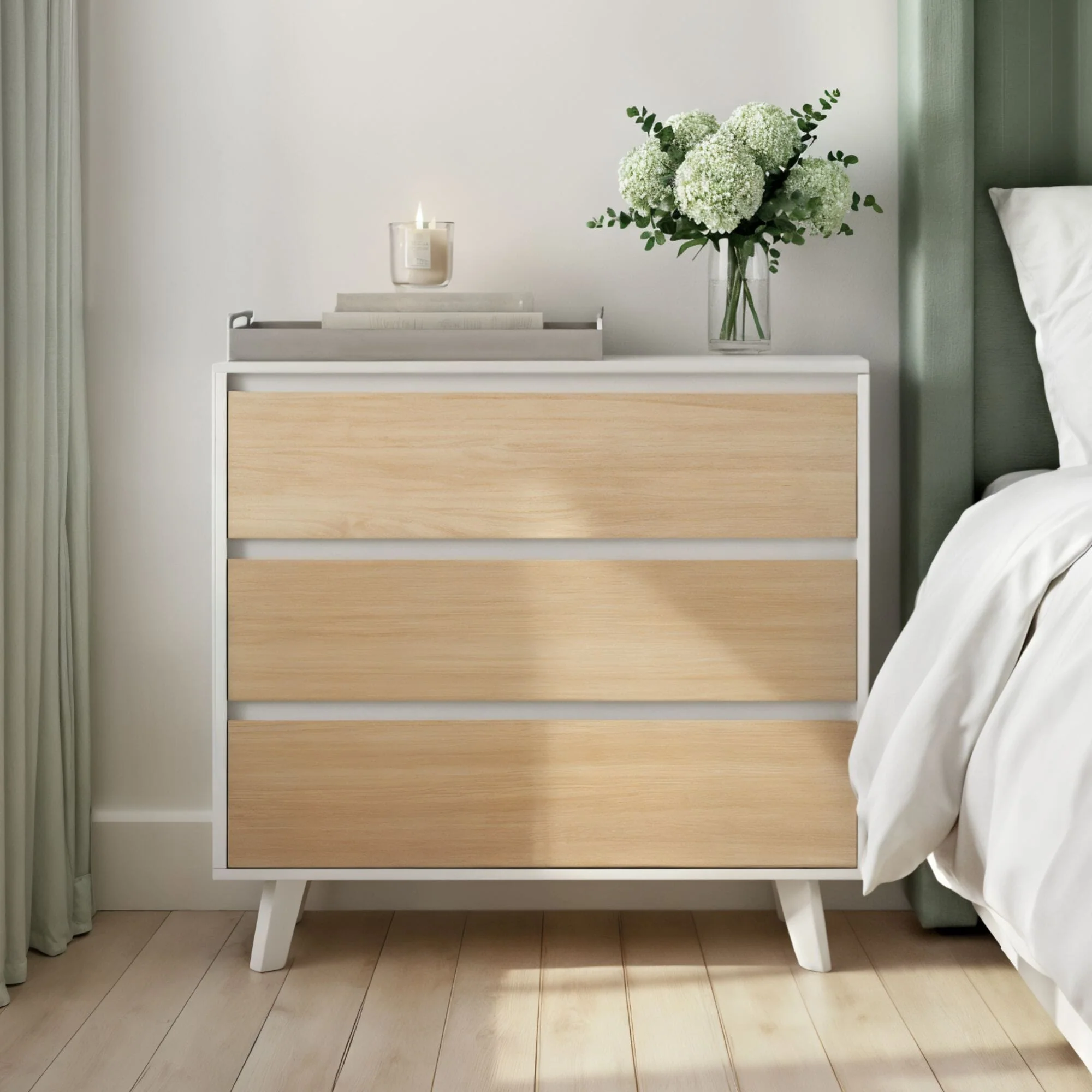 Modern 3-Drawer Dresser - Image 4