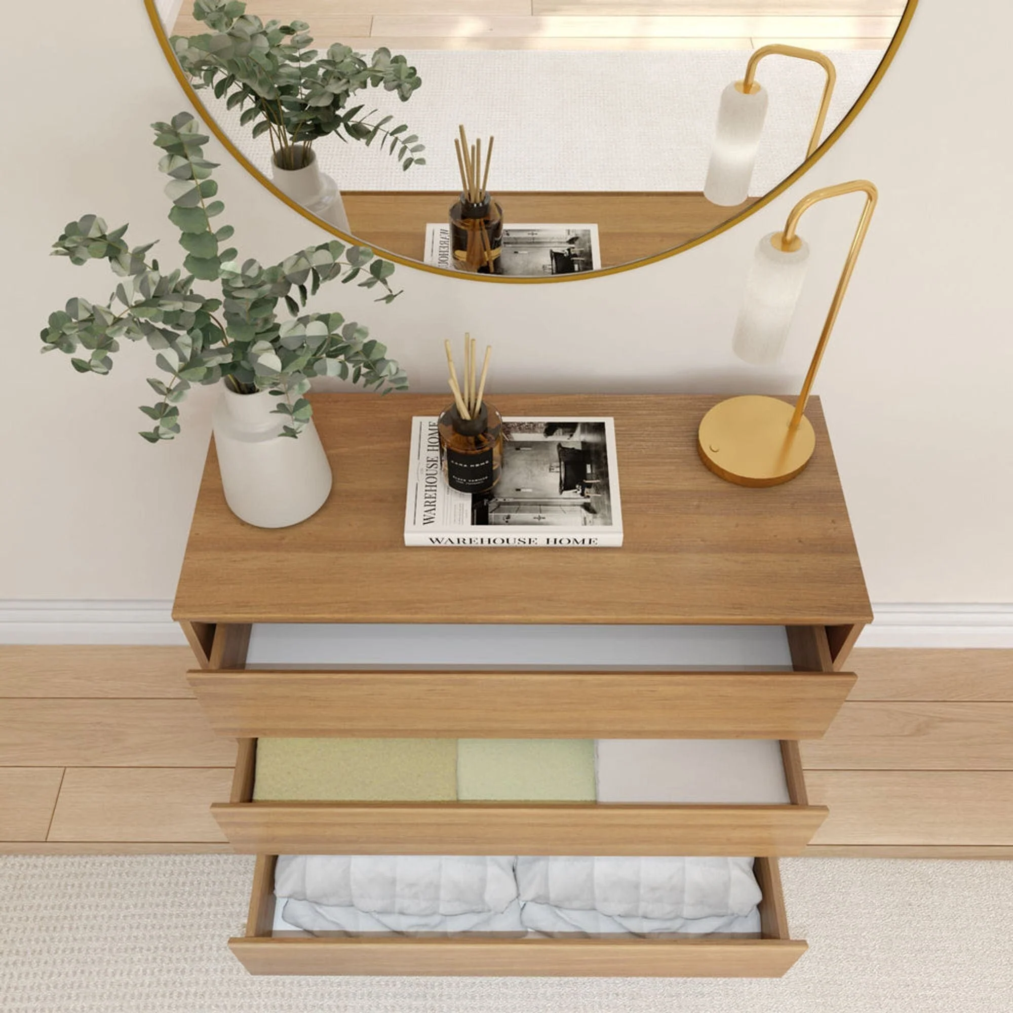 Modern 3-Drawer Dresser - Image 48