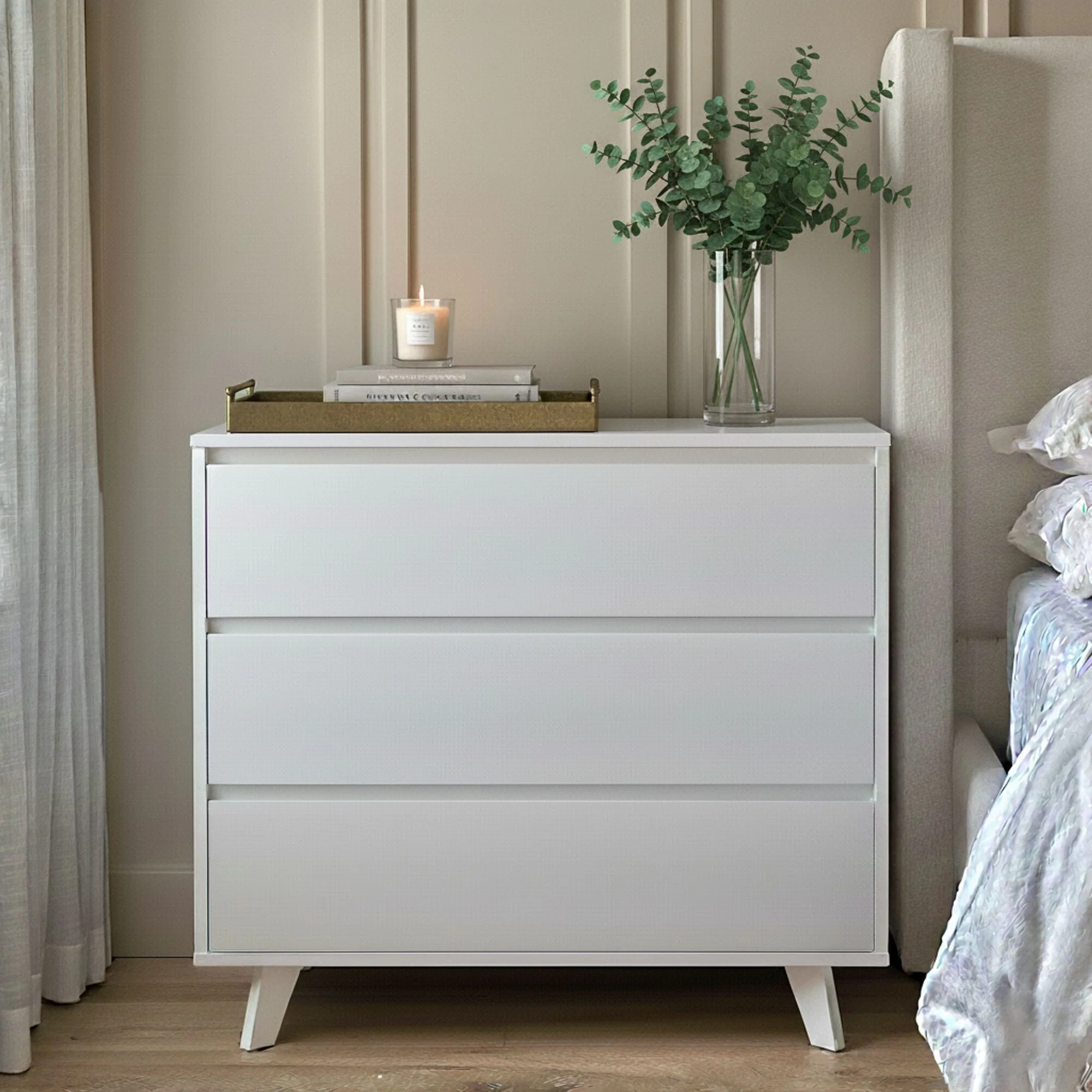 Modern 3-Drawer Dresser - Image 5