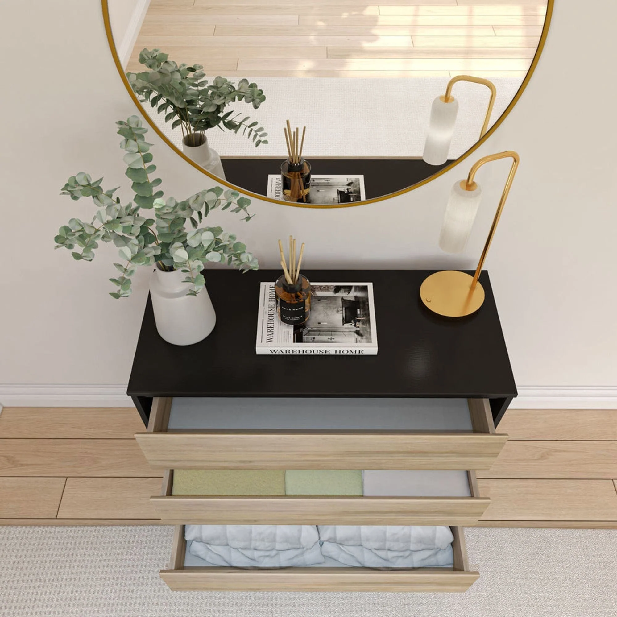 Modern 3-Drawer Dresser - Image 54