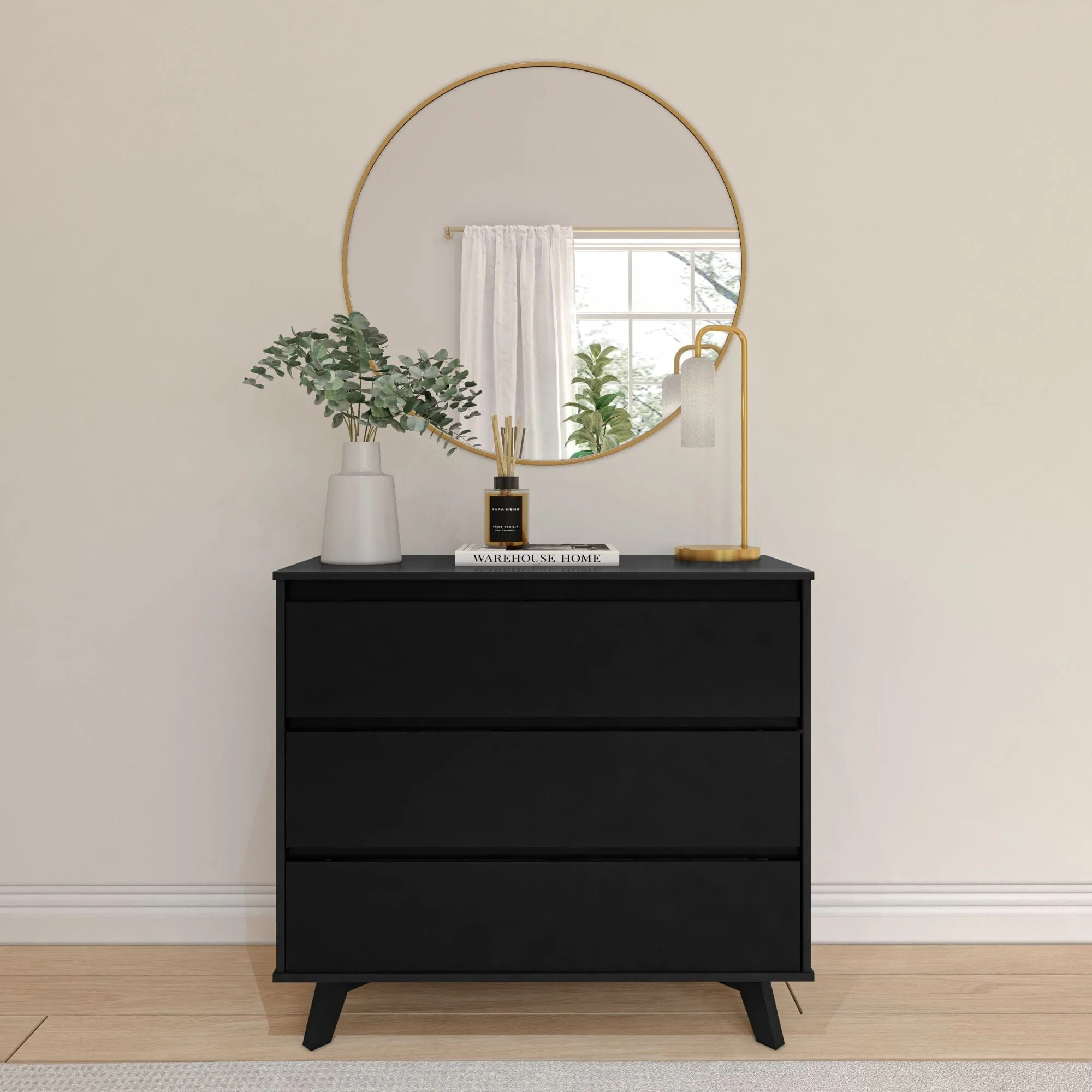 Modern 3-Drawer Dresser - Image 9