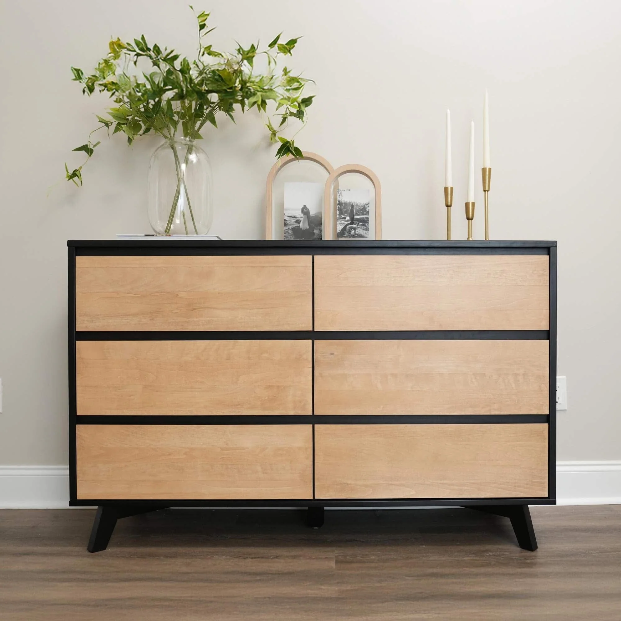 Modern 6-Drawer Dresser - Image 6