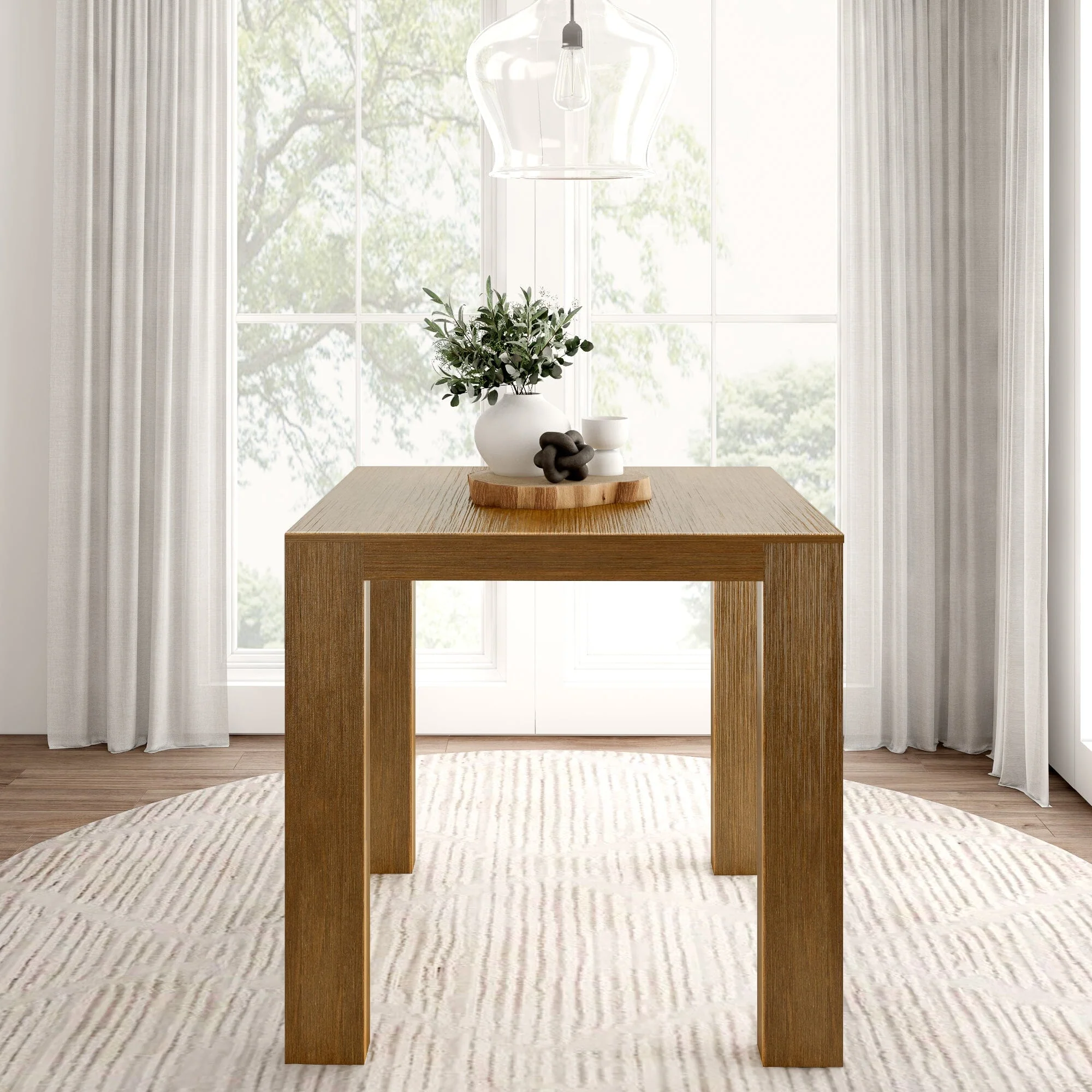 Modern Counter Height Dining Table - 41" - Image 3