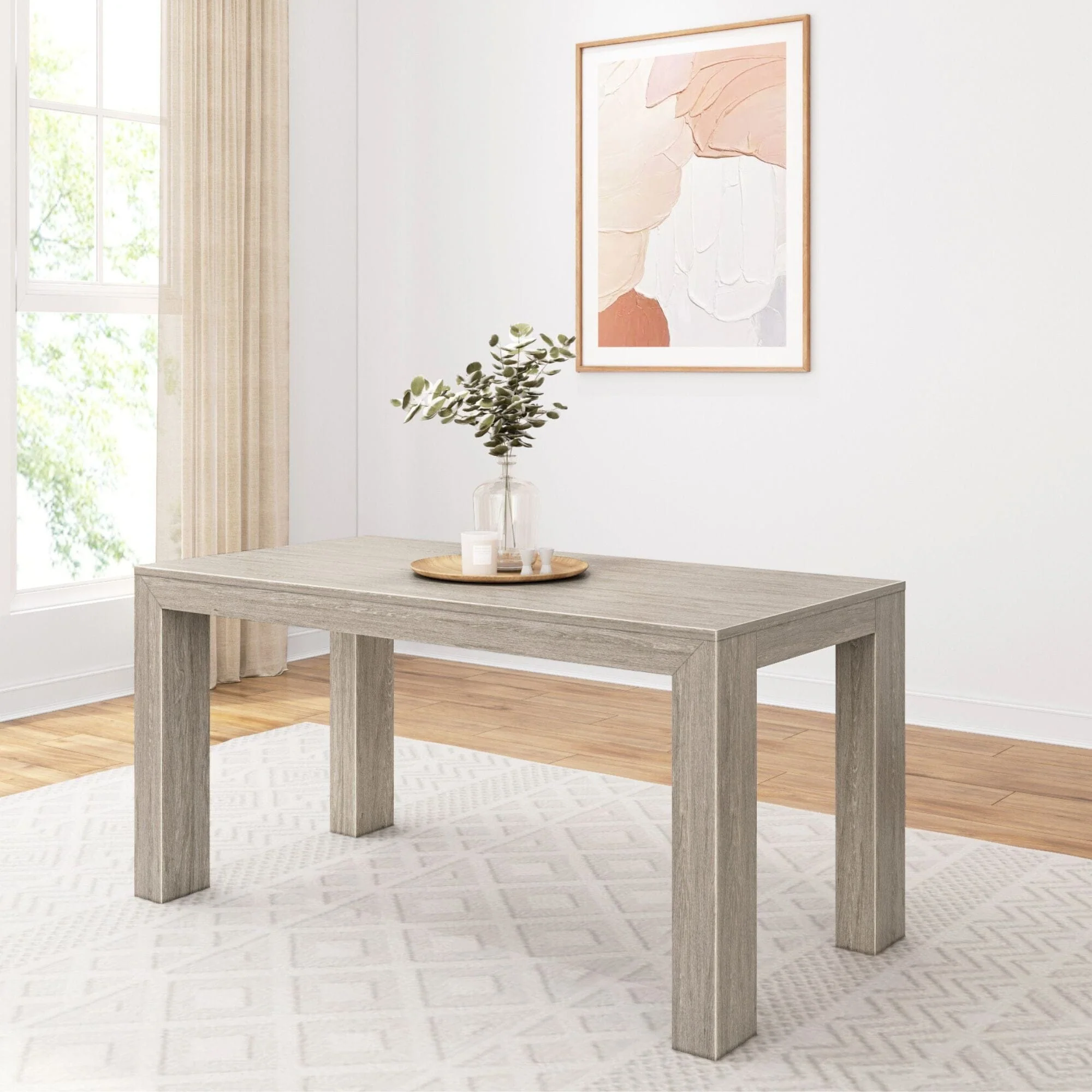 Modern Dining Table - 60" - Image 4