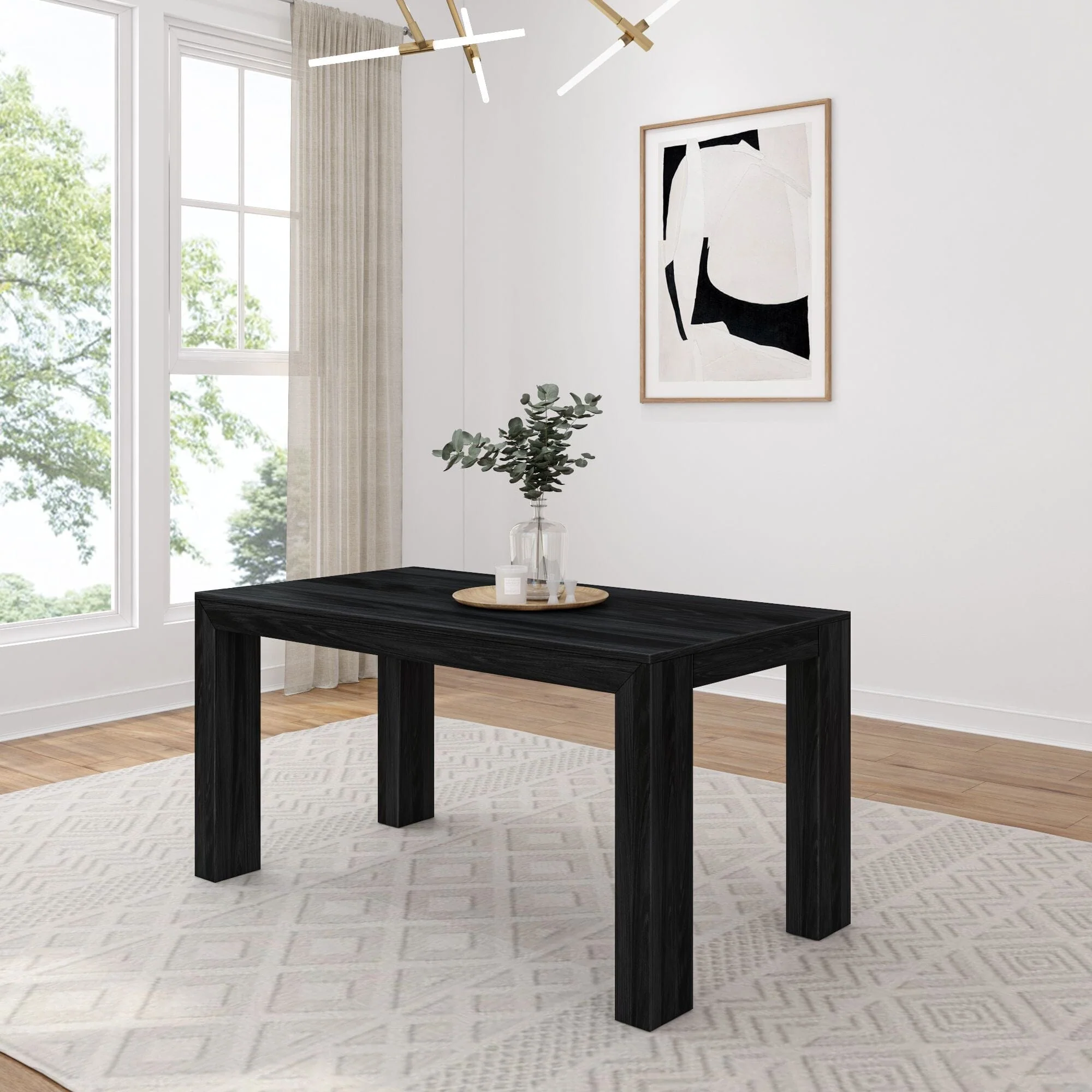 Modern Dining Table - 60" - Image 5