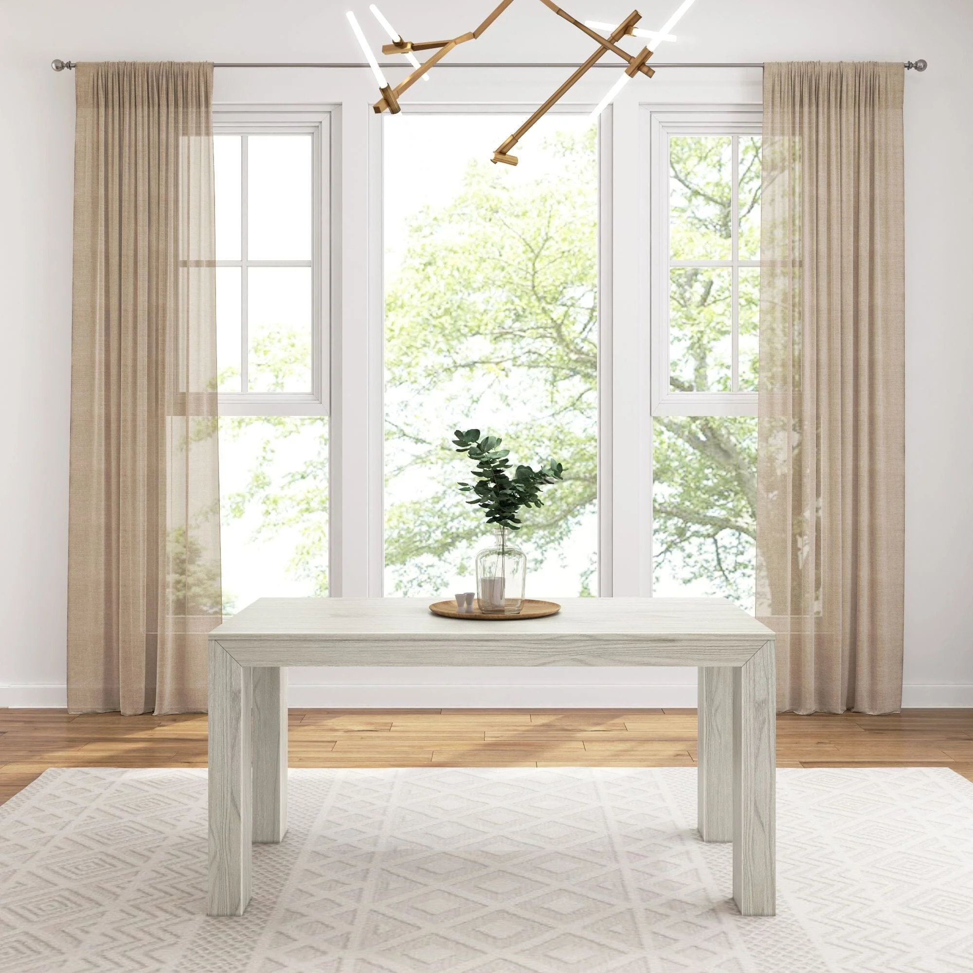 Modern Dining Table - 60" - Image 7