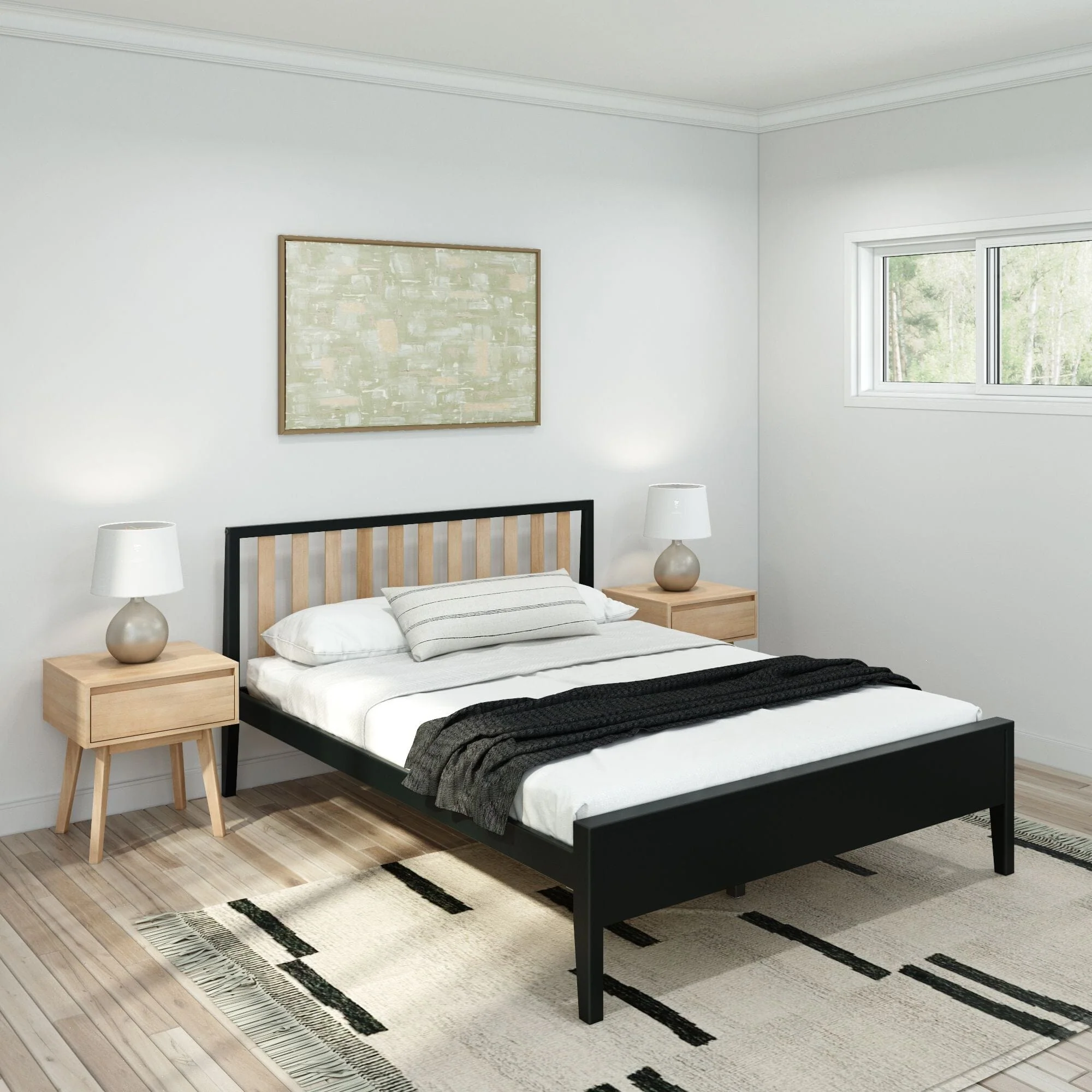 Modern Bed - Queen - Image 4