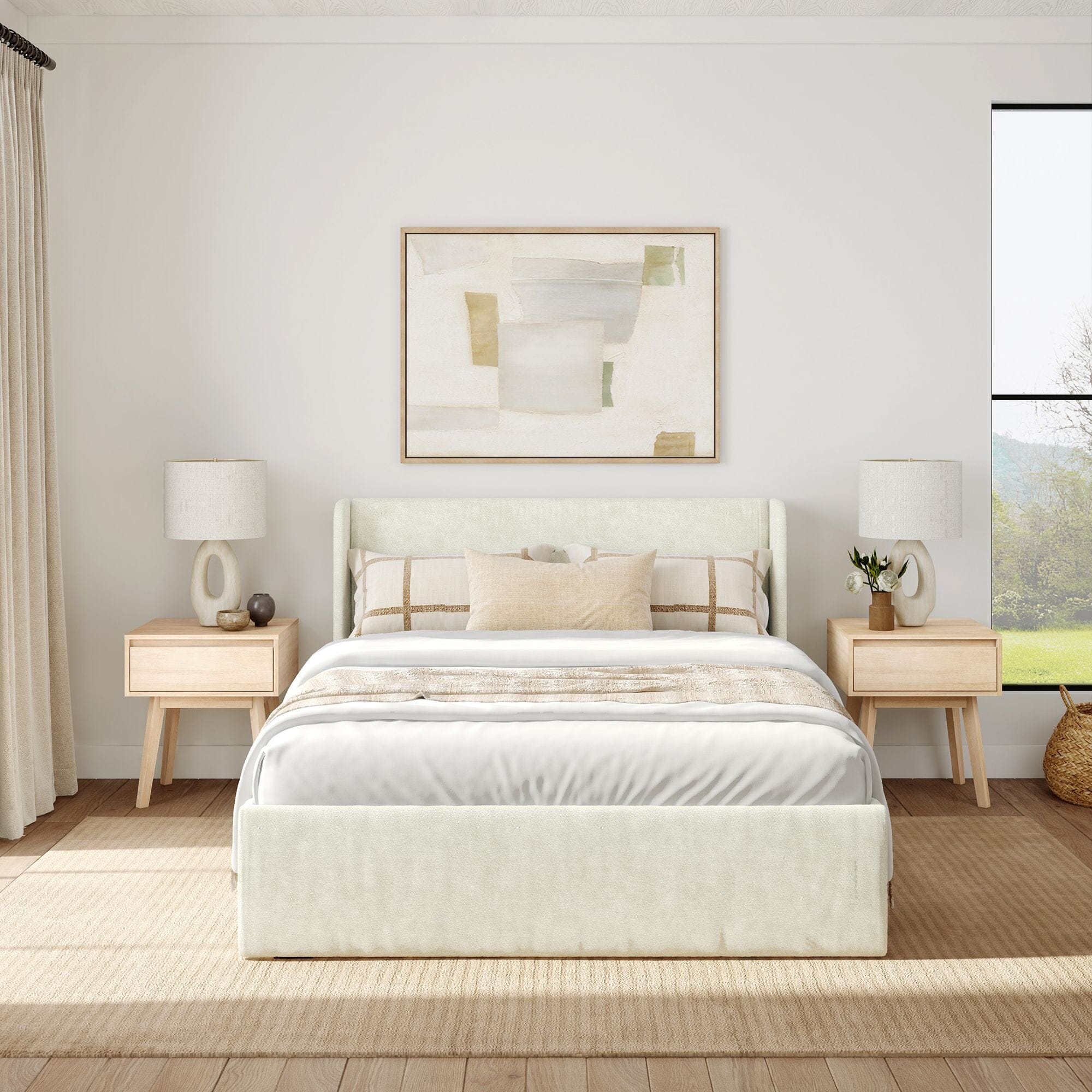 Modern Upholstered Bed - Full - Image 7