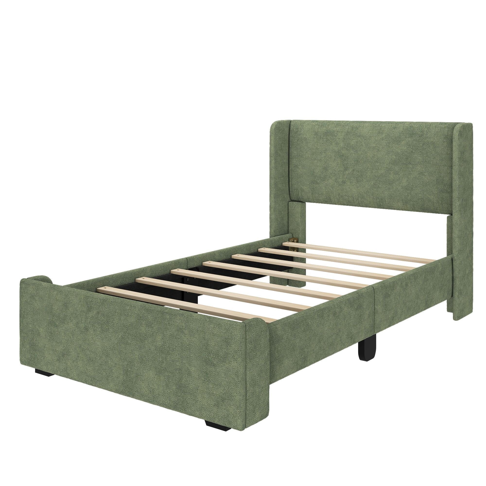 Modern Upholstered Bed - Twin - Image 15