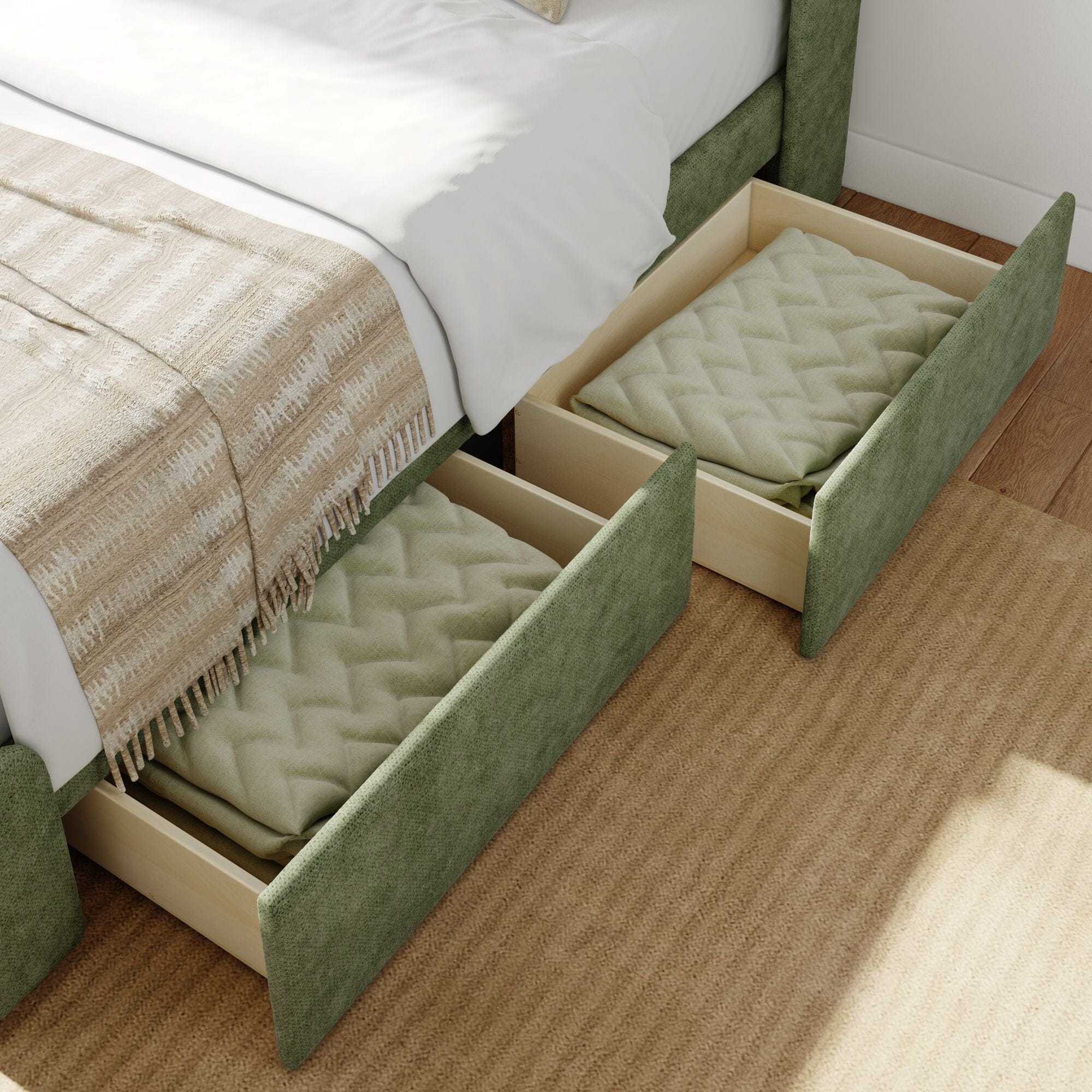 Modern Upholstered Bed - Twin - Image 34