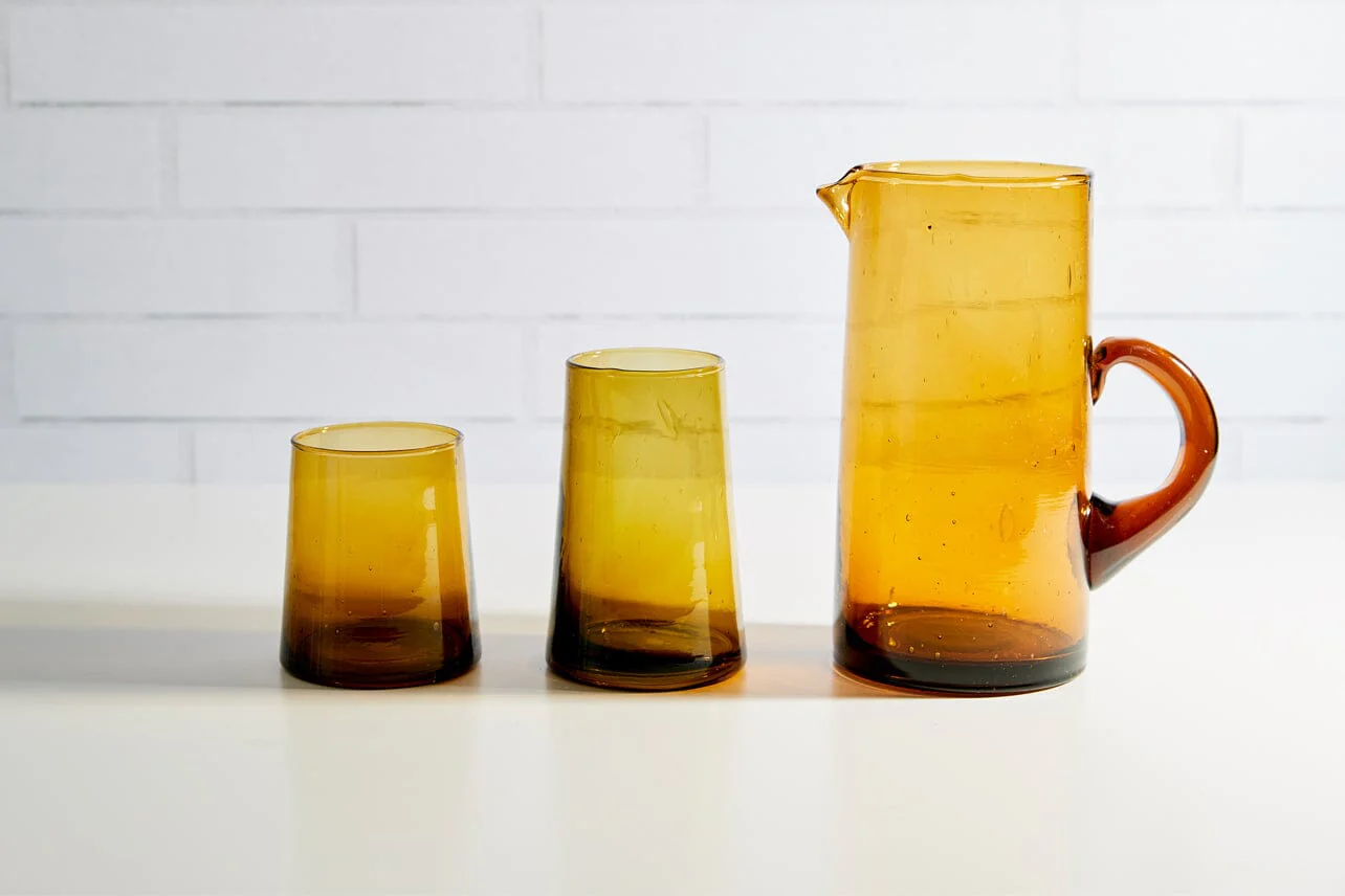 Moroccan Cone Glassware Set of 6 by Verve Culture - Image 17