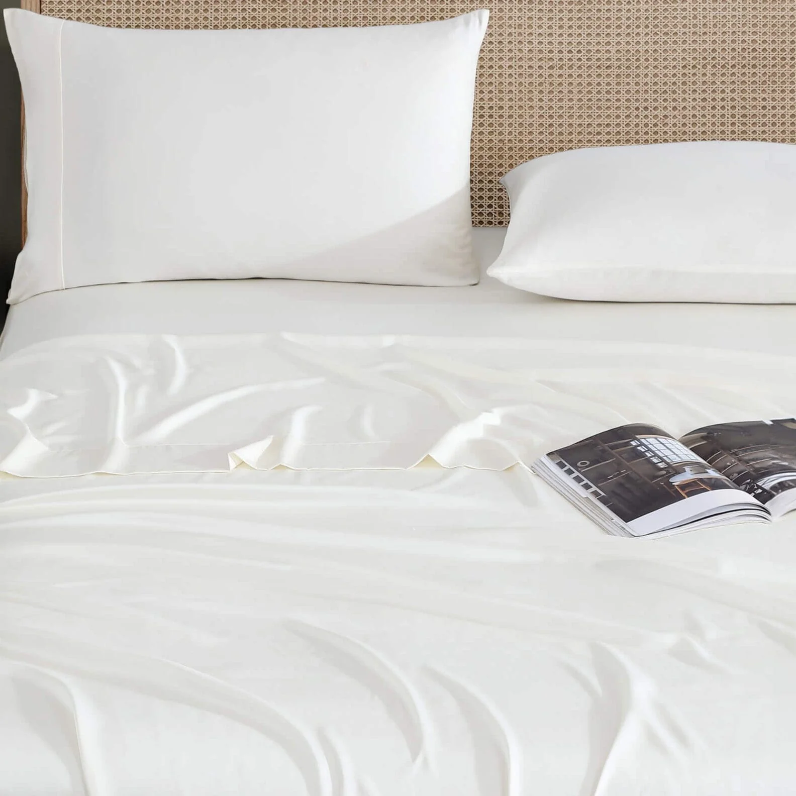 Natural Premium Bamboo Pillowcase Set by Sunday Citizen - Image 29