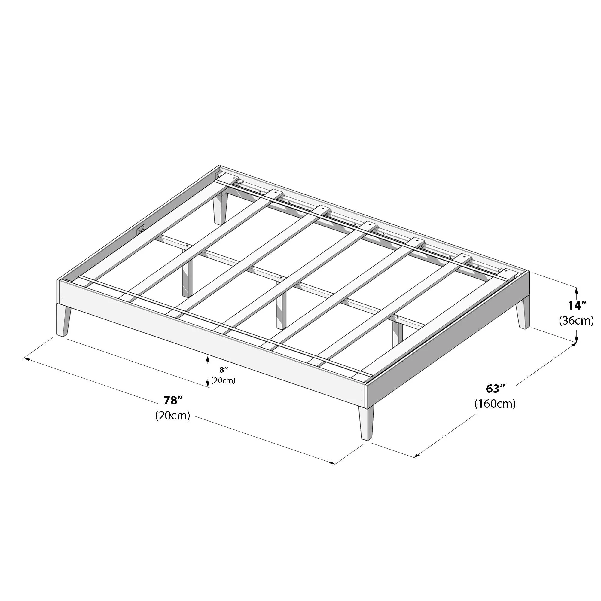 Platform Bed - Queen - Image 23