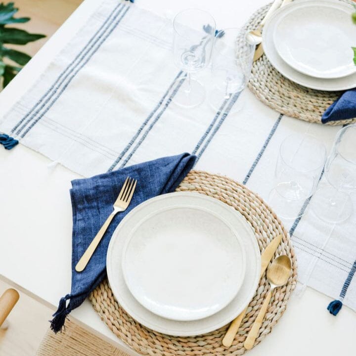 Ribbons Cotton Table Runner by Creative Women - Image 2