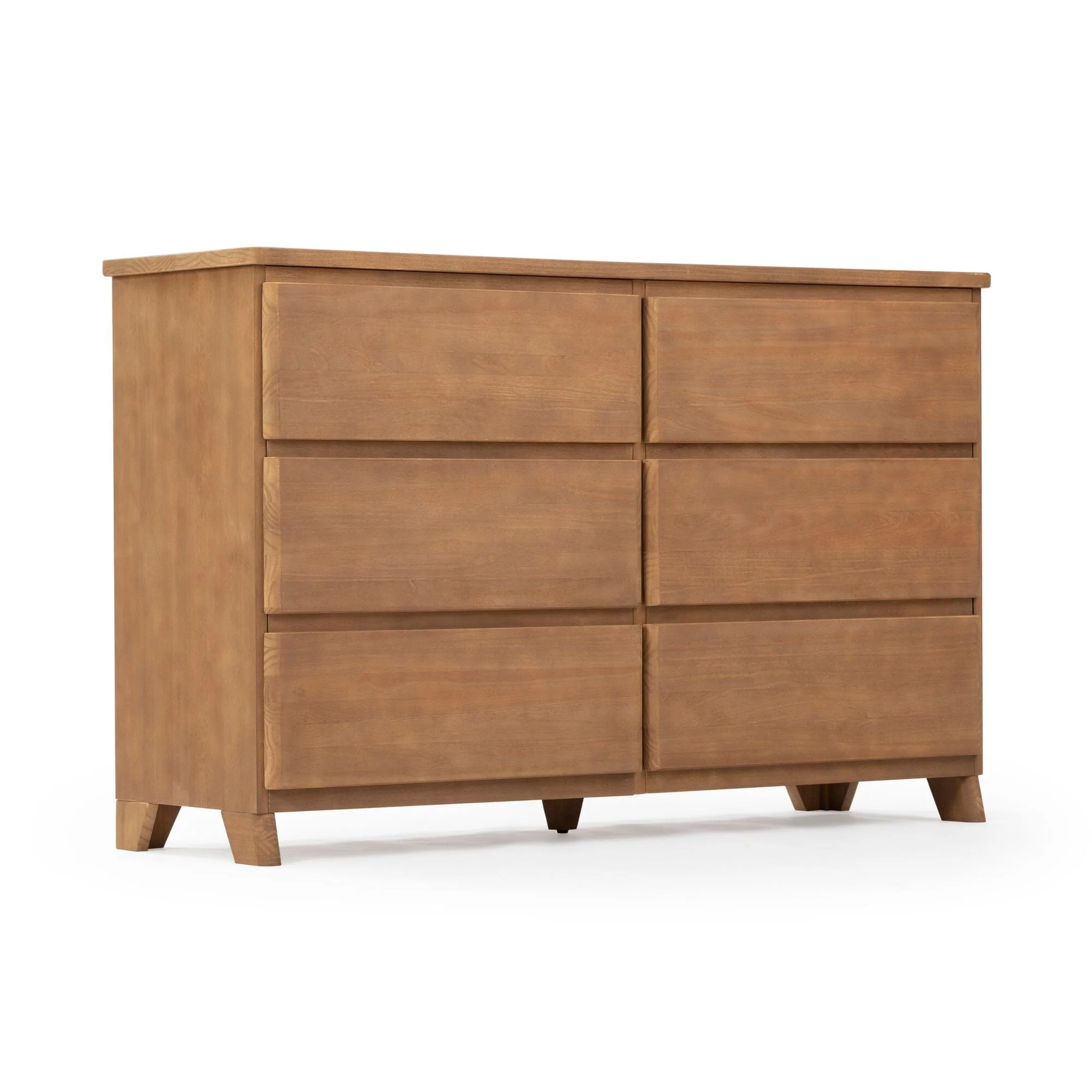 Rustic 6-Drawer Wide Dresser - Image 11