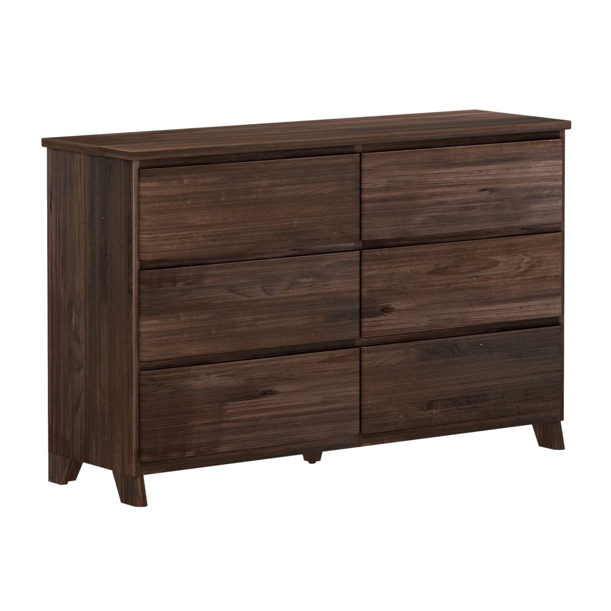 Rustic 6-Drawer Wide Dresser - Image 9