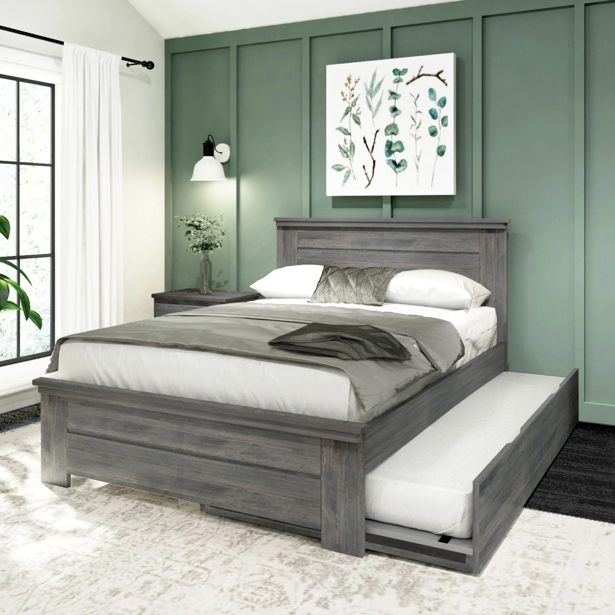 Rustic Panel Bed + Trundle - Full - Image 11