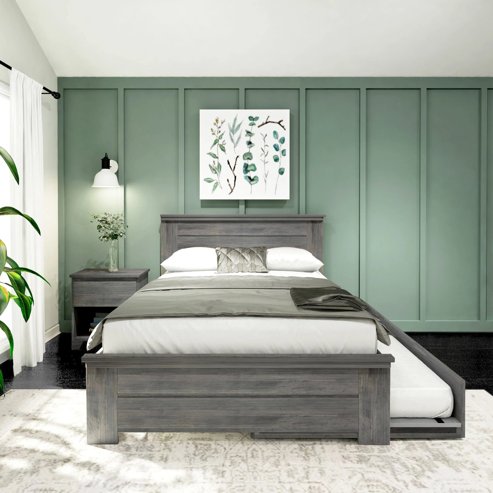 Rustic Panel Bed + Trundle - Full - Image 17
