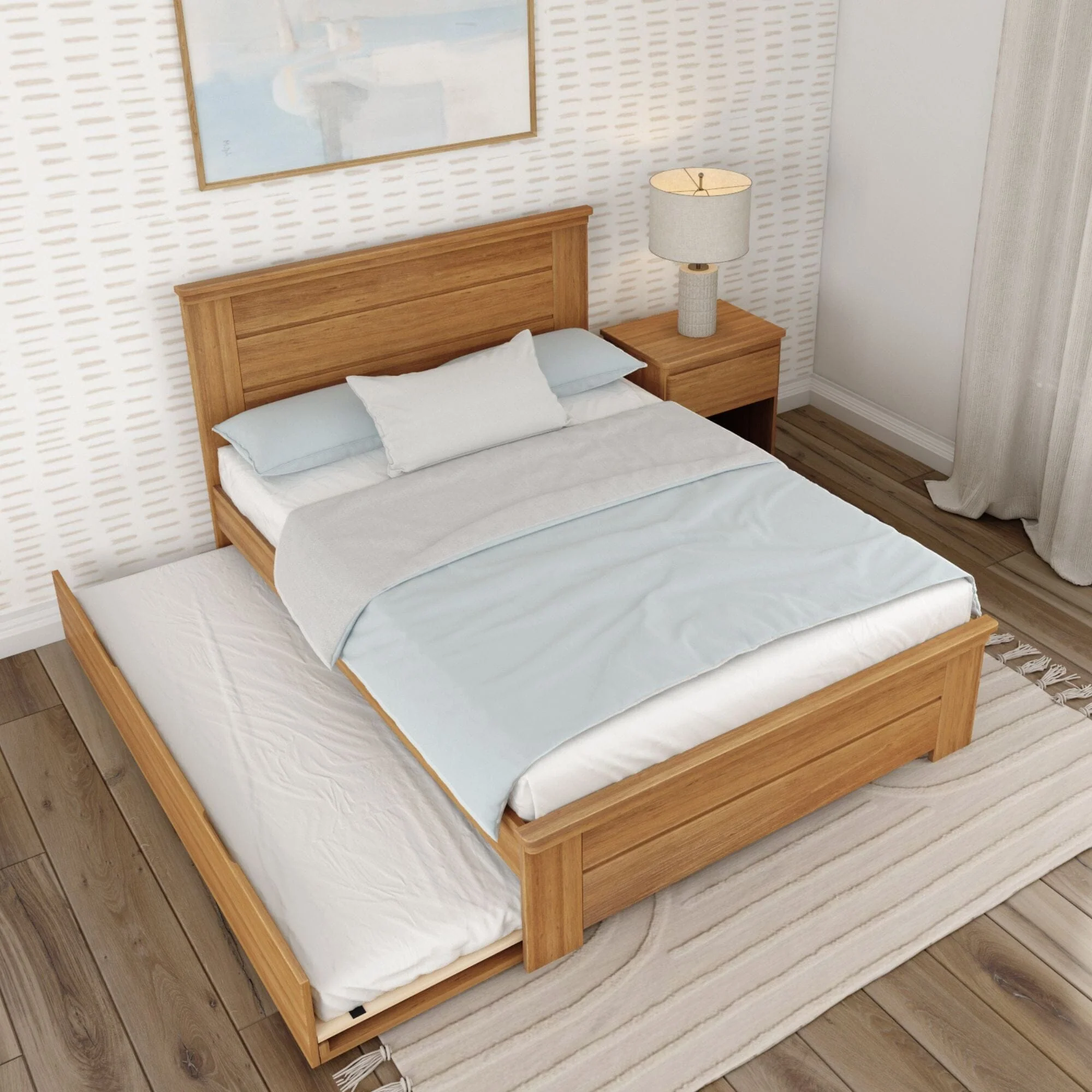 Rustic Panel Bed + Trundle - Full - Image 18