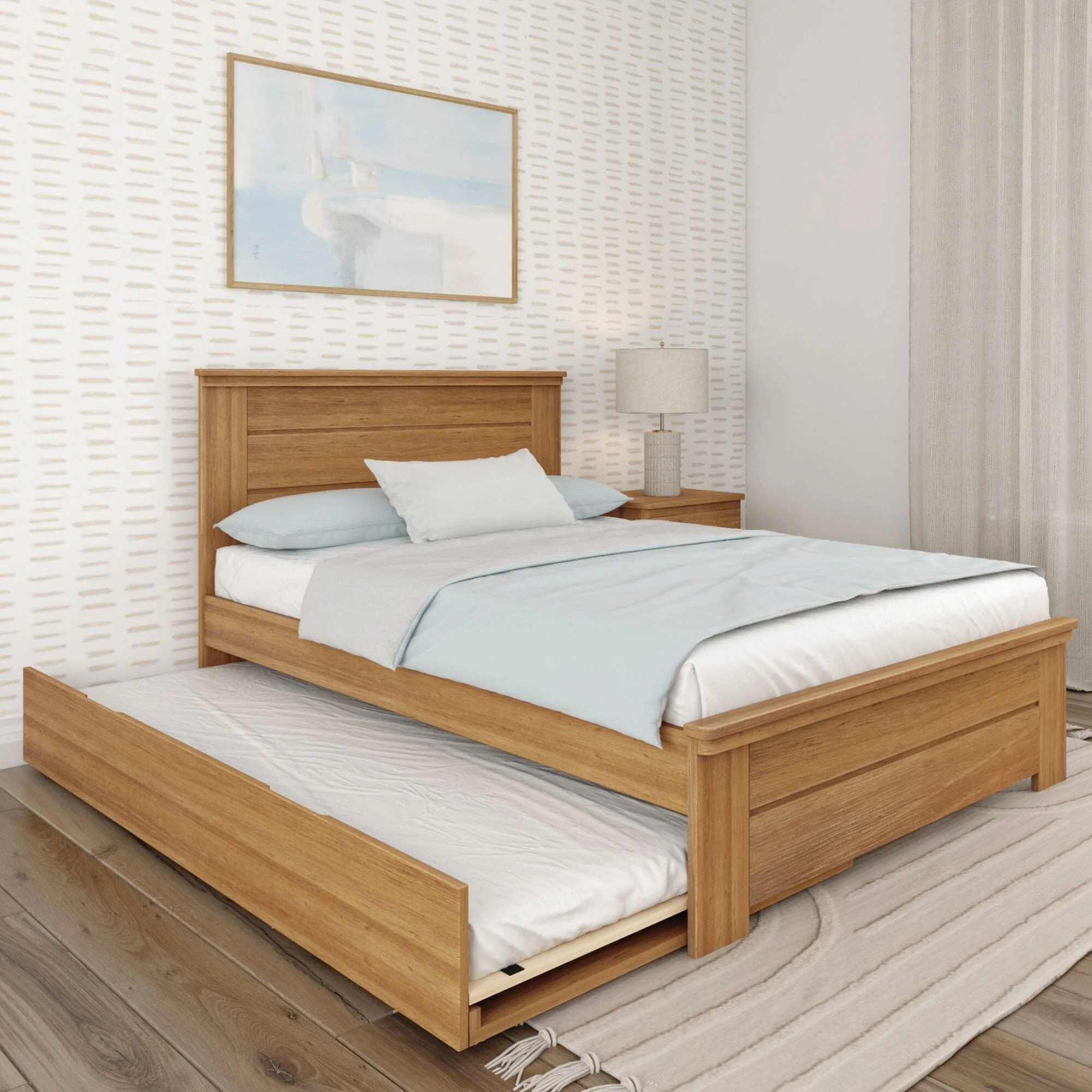 Rustic Panel Bed + Trundle - Full - Image 3