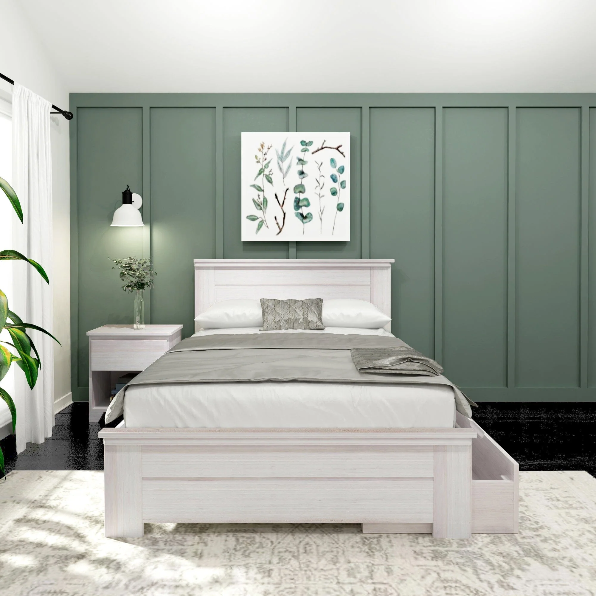 Rustic Panel Bed + Storage - Full - Image 11