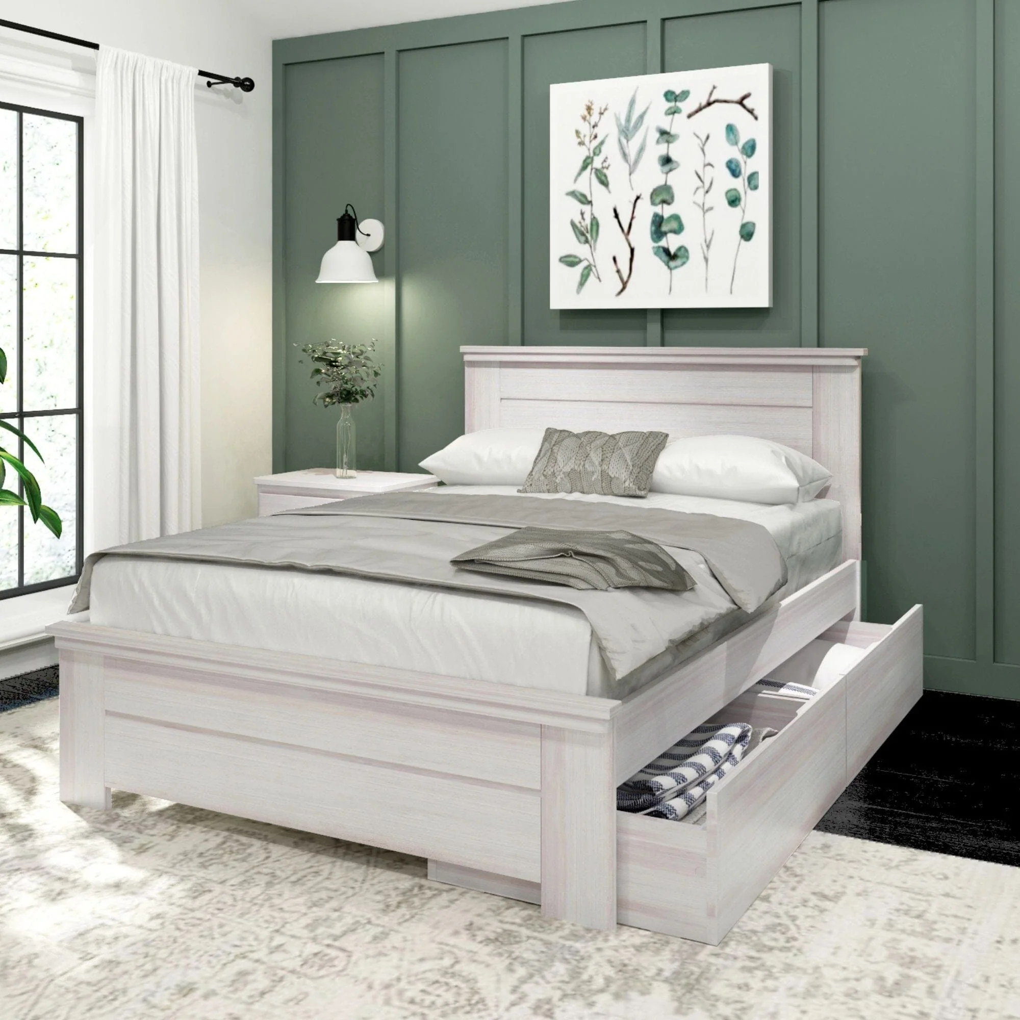 Rustic Panel Bed + Storage - Full - Image 7