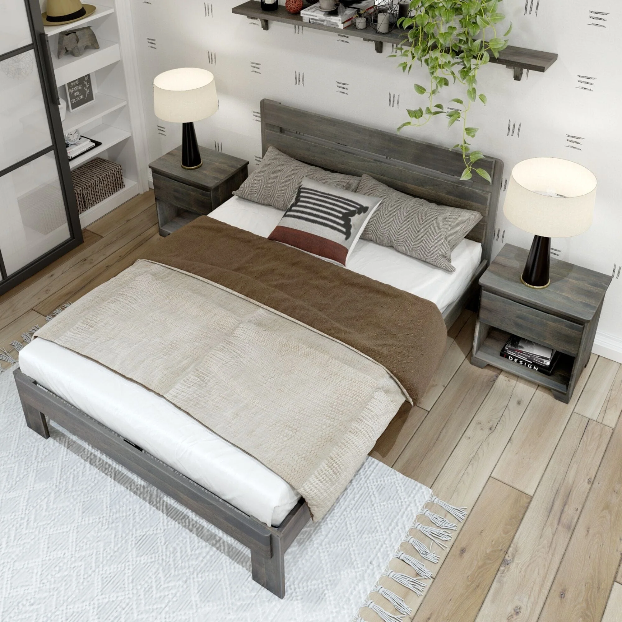 Rustic Slatted Bed - Queen - Image 11