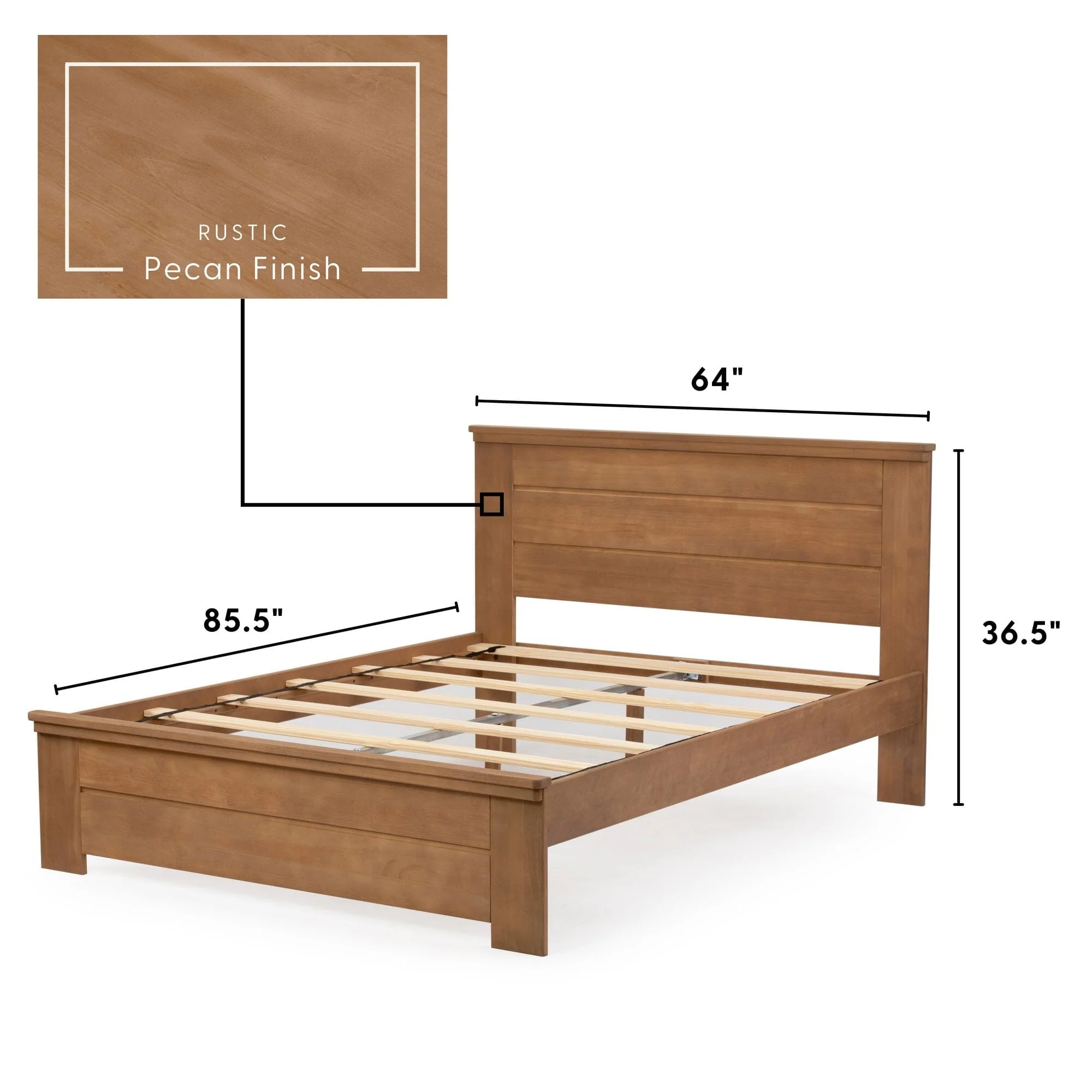 Rustic Panel Bed - Queen - Image 27